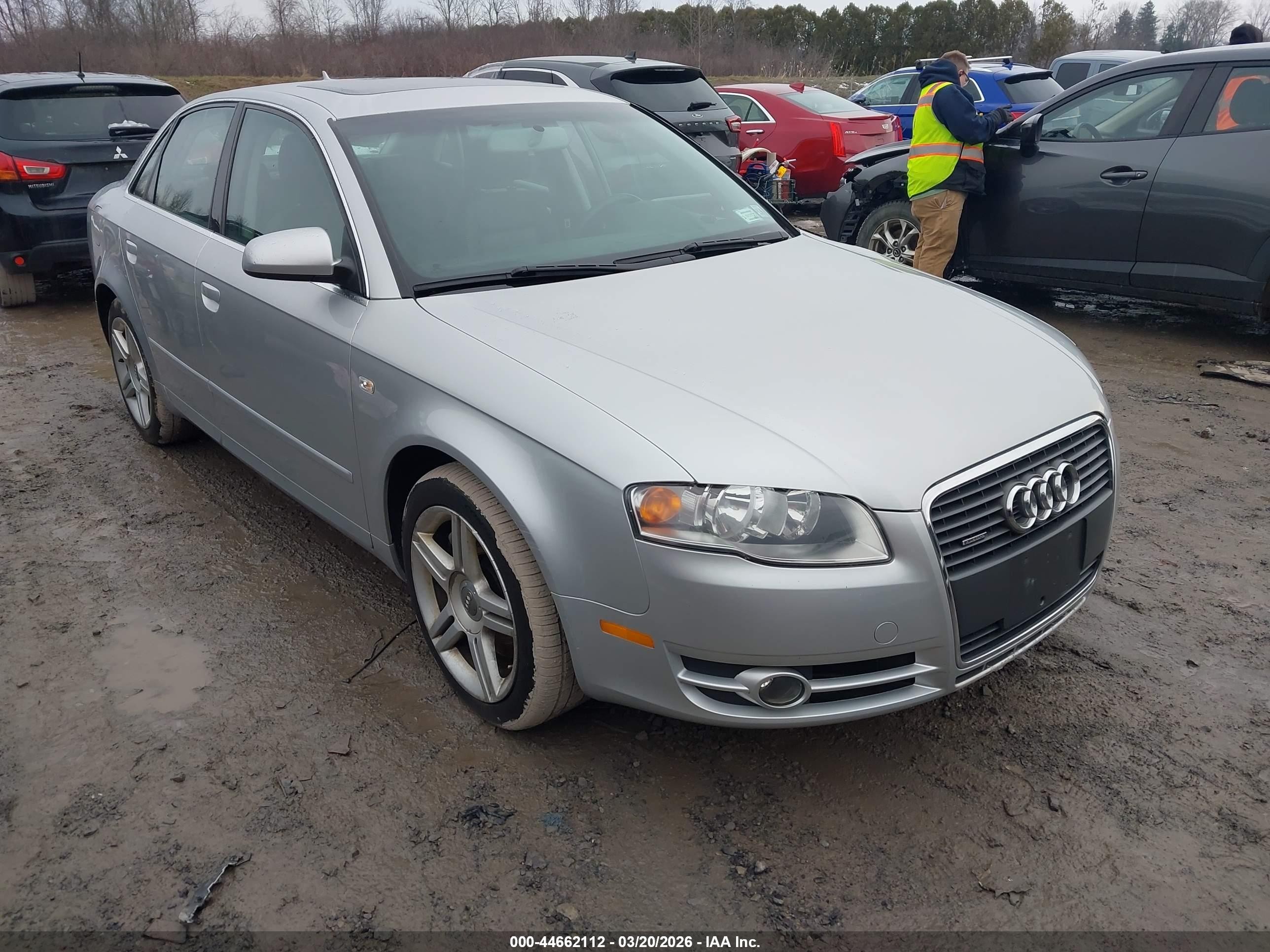 2007 Audi A4 2.0T, VIN WAUDF78E97A038479 — Side