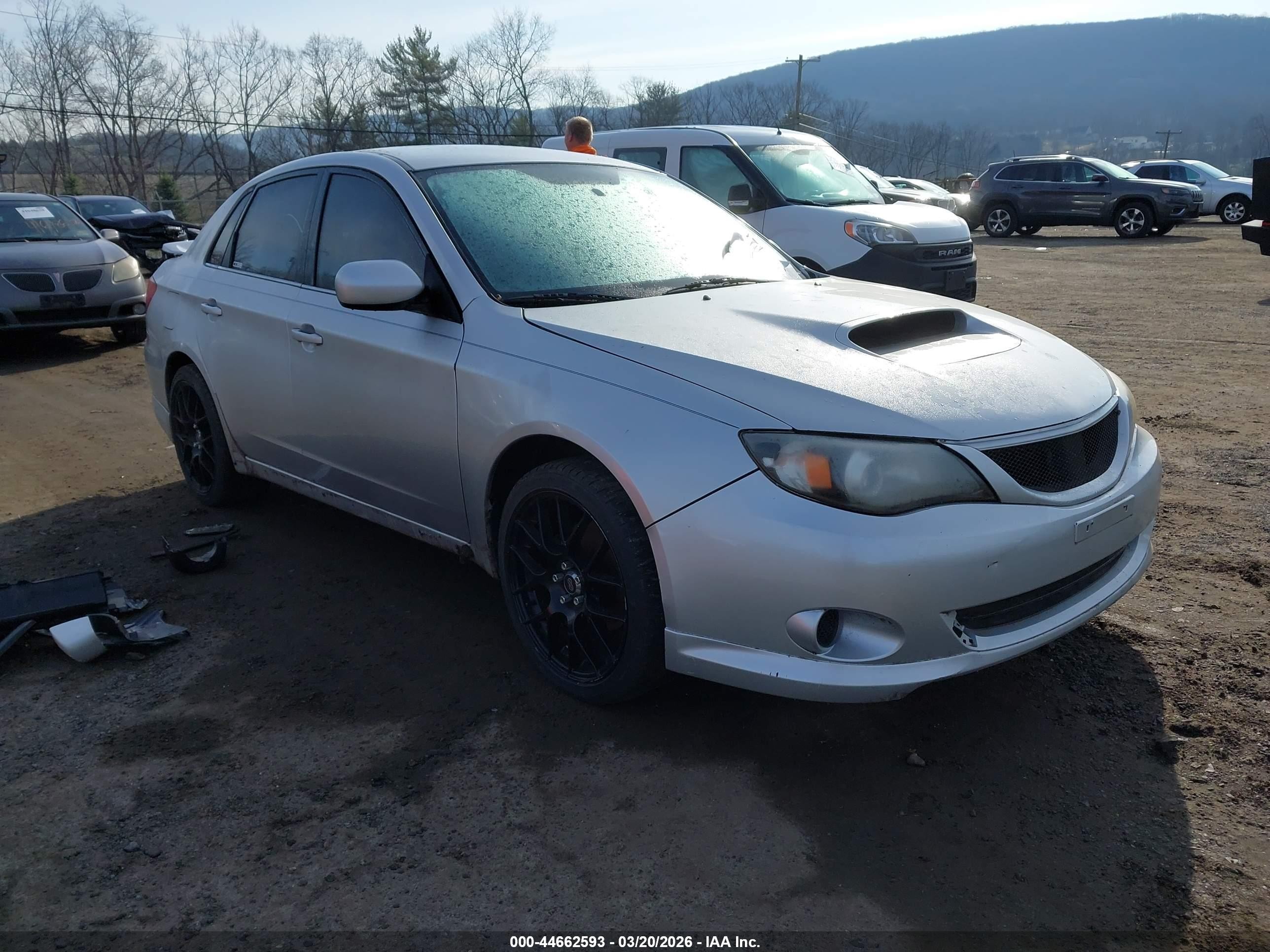 2009 Subaru WRX, VIN JF1GE76609G507852 — Зад