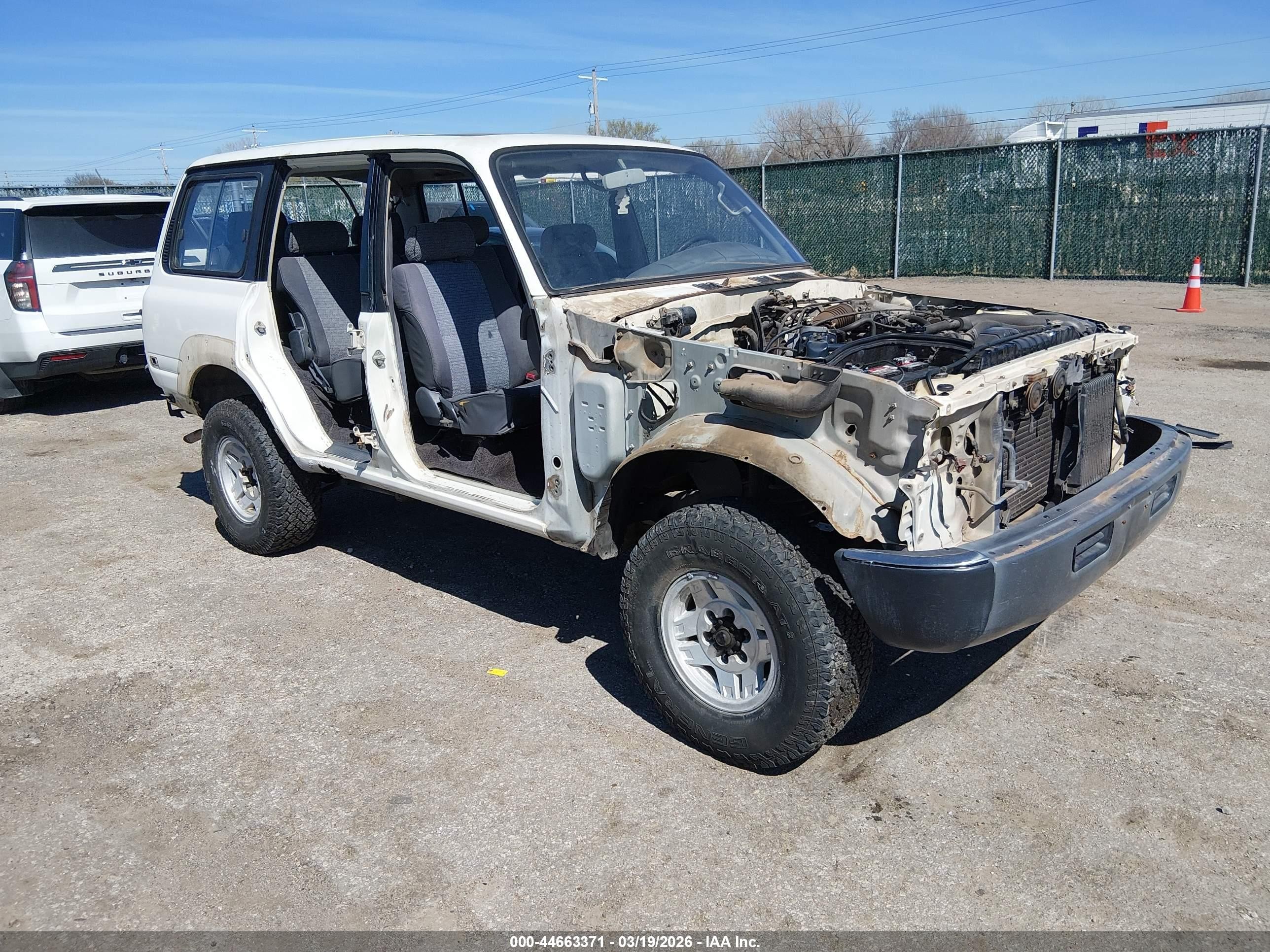 1991 Toyota Land Cruiser, VIN JT3FJ80WXM0022950 — Normal wear