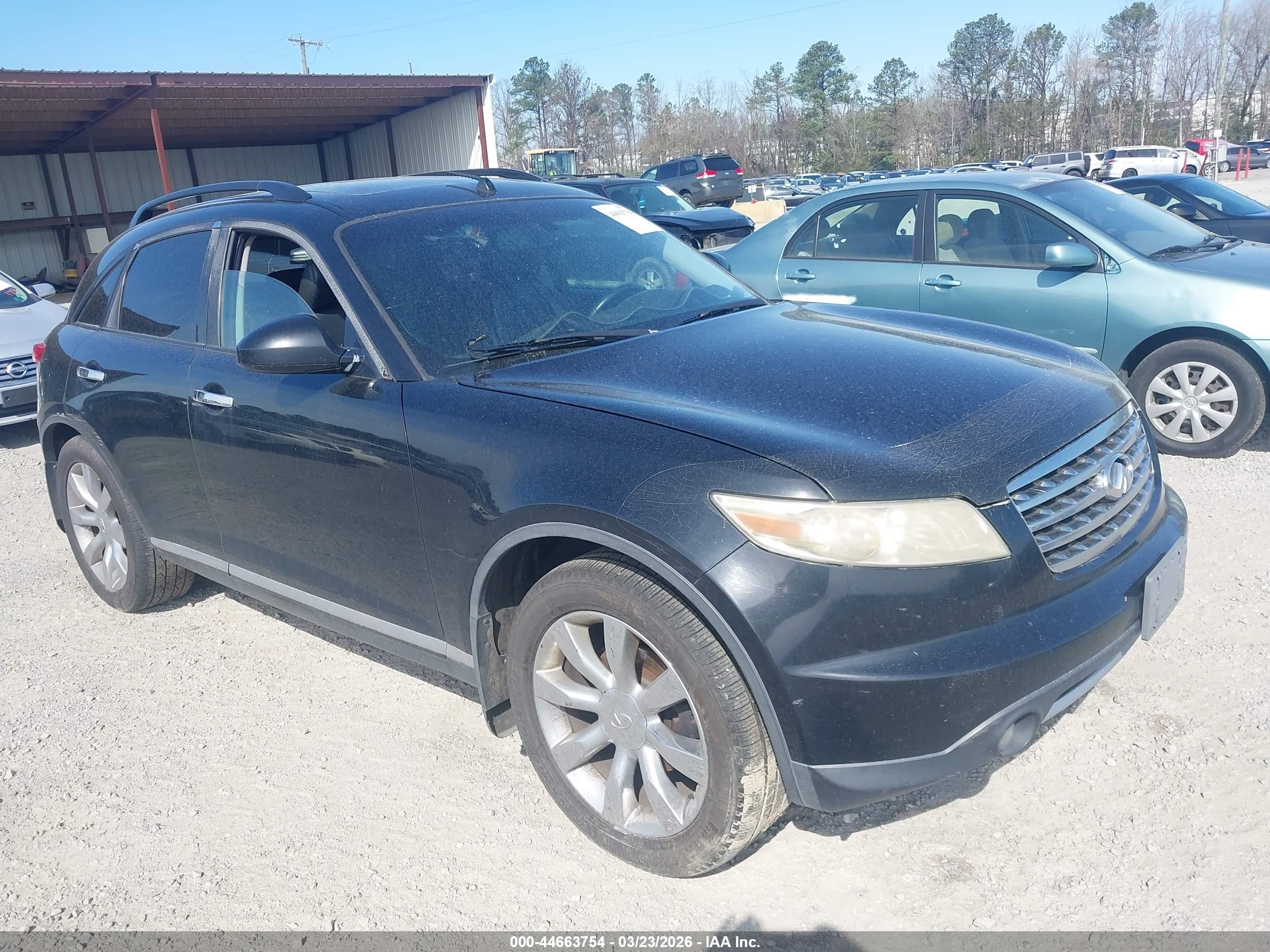 2007 Infiniti FX, VIN JNRAS08W07X200899 — Repossession