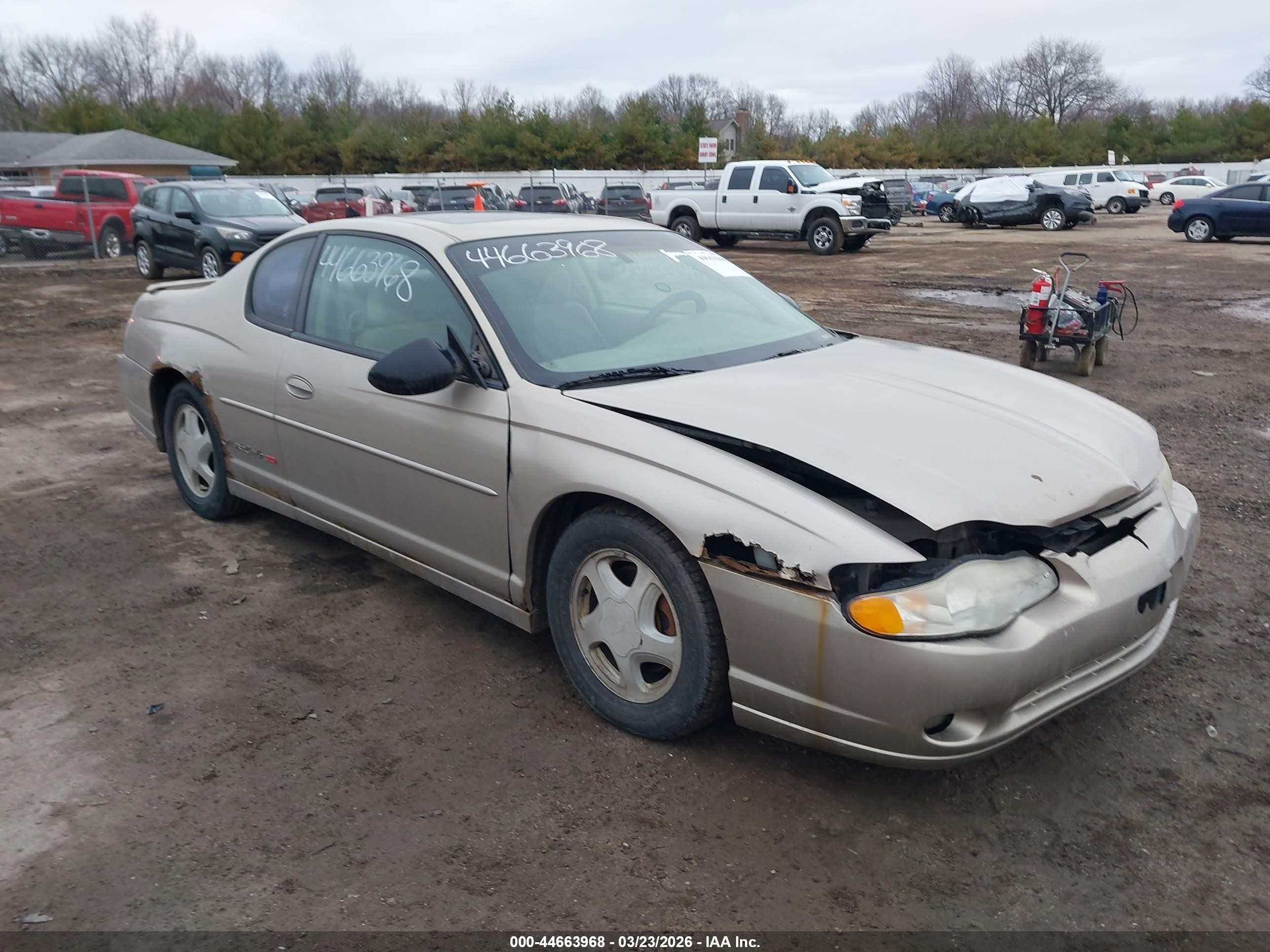 2003 Chevrolet Monte Carlo SS, VIN 2G1WX12K639377820 — Front end
