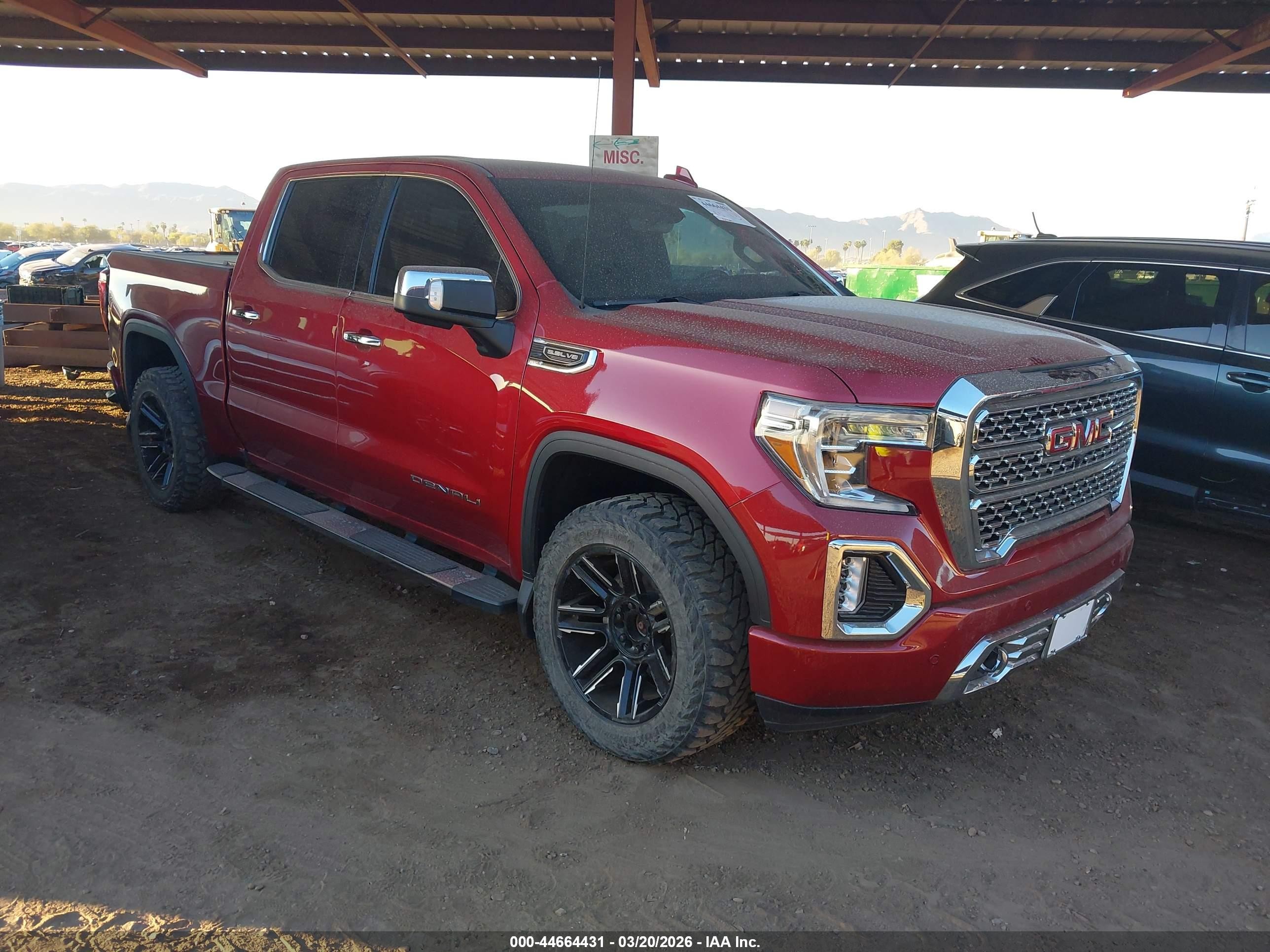 2020 GMC Sierra 1500 Denali, VIN 1GTU9FED9LZ318222 — Theft recovery