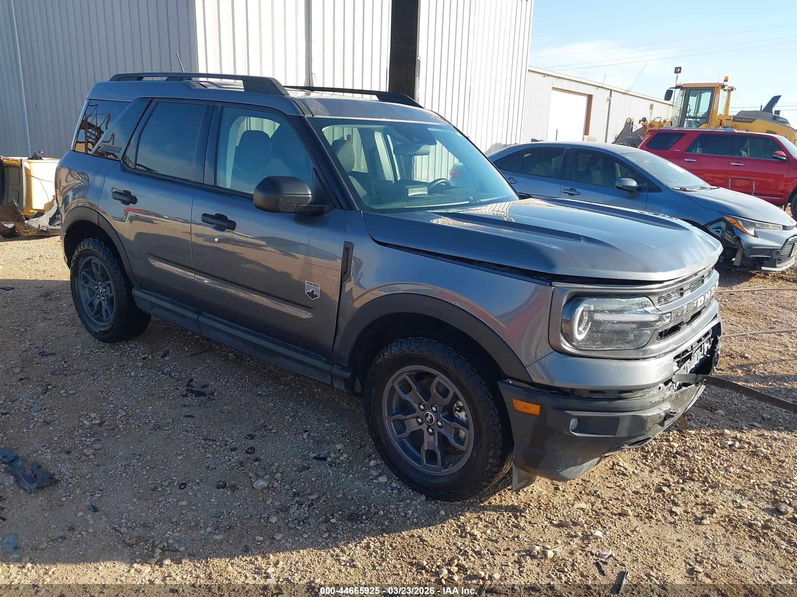 2023 Ford Bronco Sport Big Bend, VIN 3FMCR9B60PRE33364 — Front end