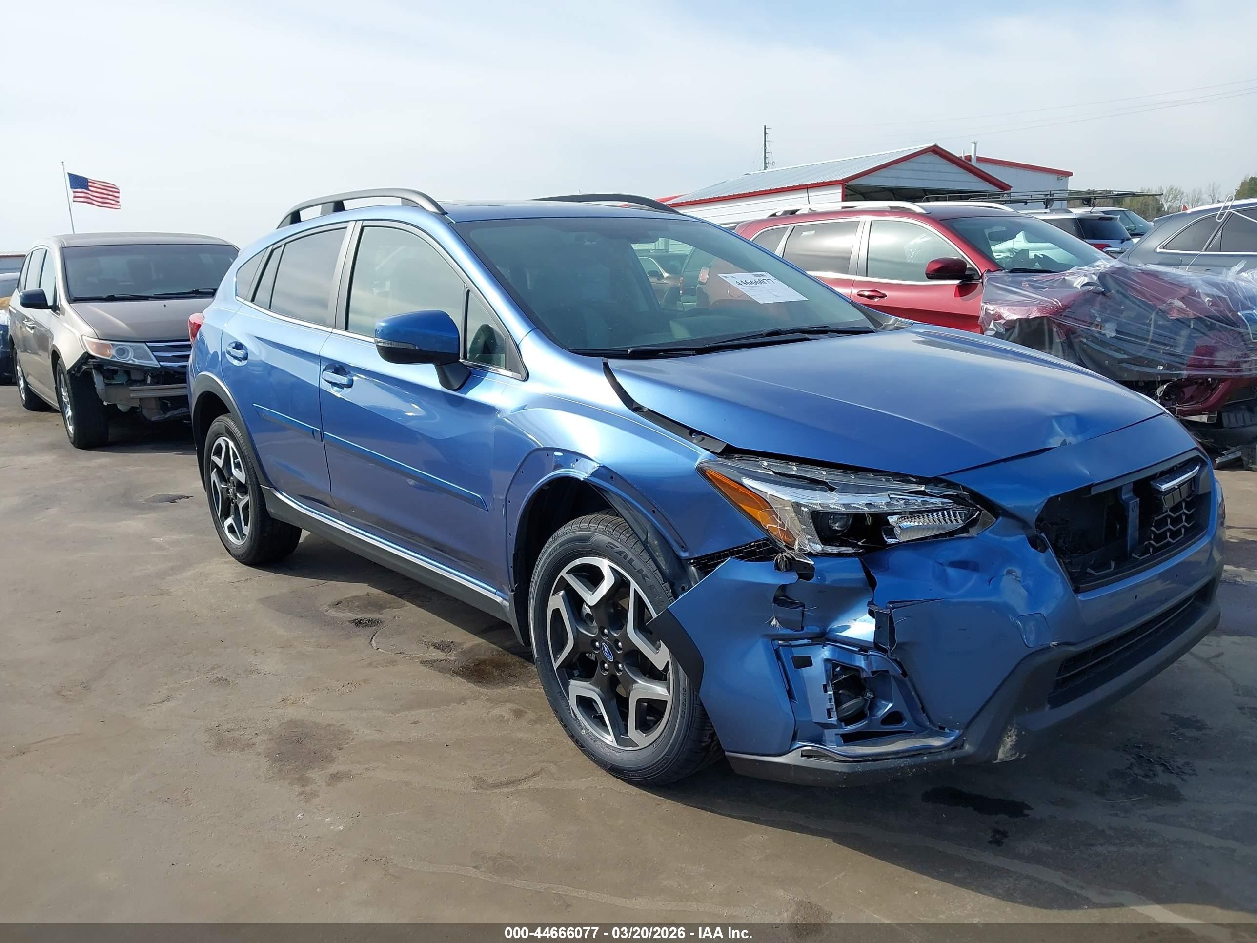 2019 Subaru Crosstrek Limited, VIN JF2GTANC4KH223274 — Front end