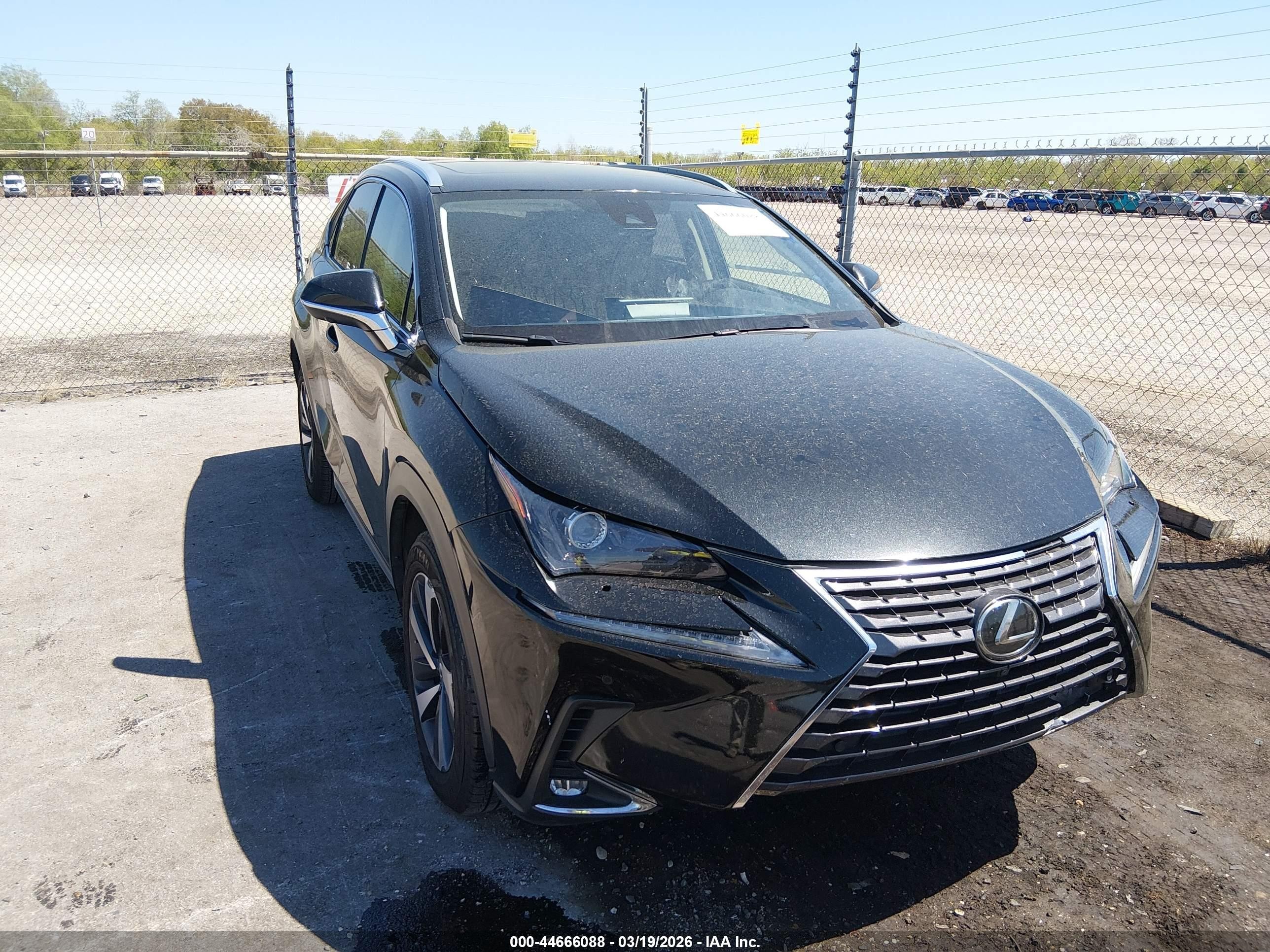 2021 Lexus NX 300, VIN JTJGARBZ6M2187313 — Fresh water flood