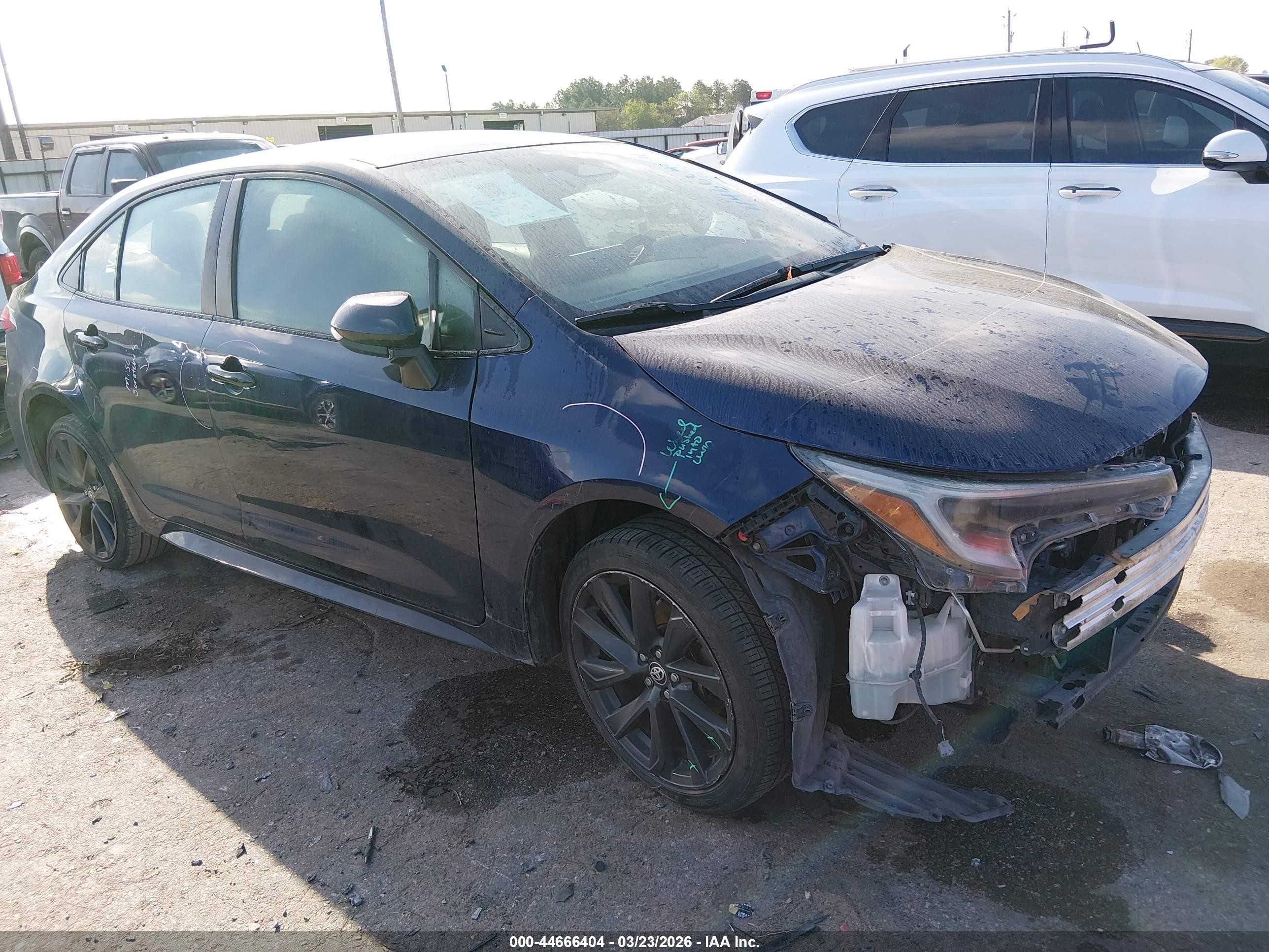 2023 Toyota Corolla SE, VIN 5YFS4MCE1PP167334 — Front end