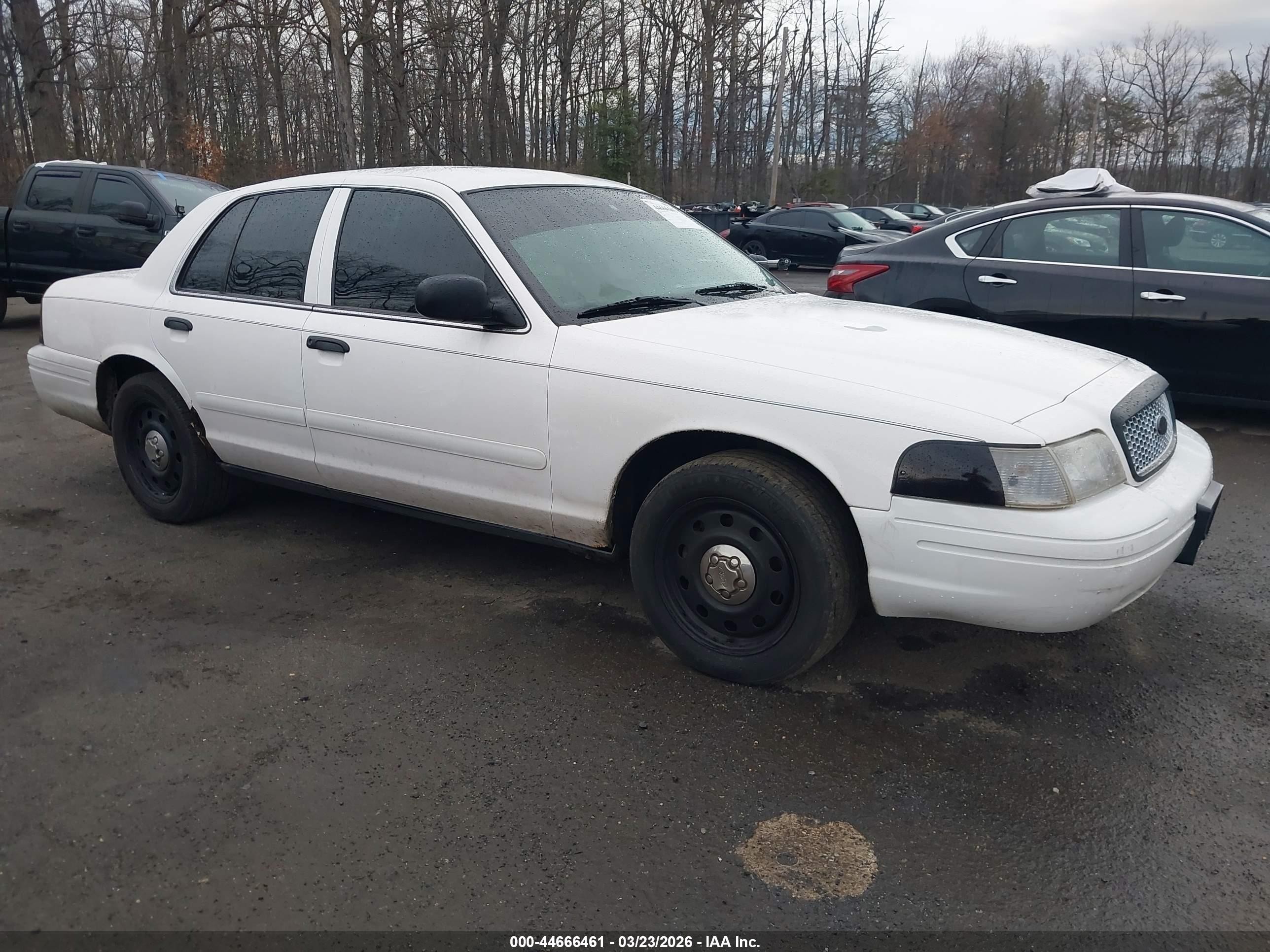 2008 Ford Police Interceptor, VIN 2FAHP71V98X106872 — Vandalism