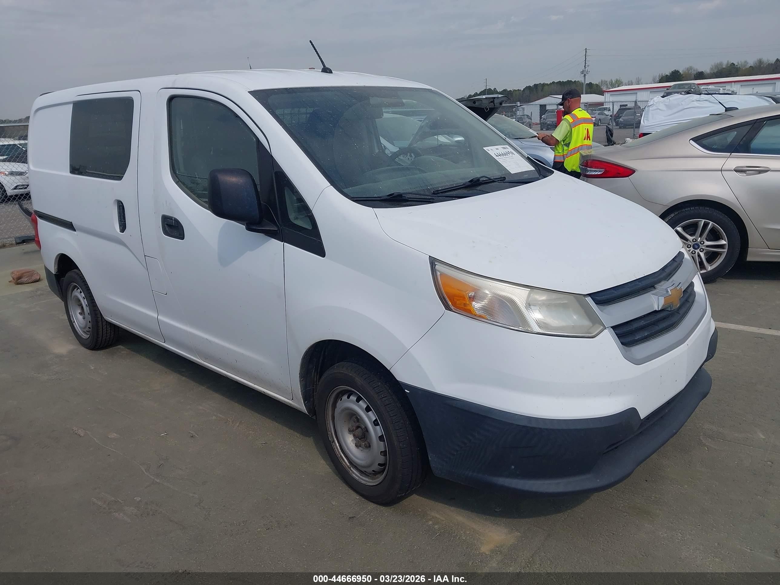 2016 Chevrolet City Express Cargo LT, VIN 3N63M0ZN0GK690431 — Зад