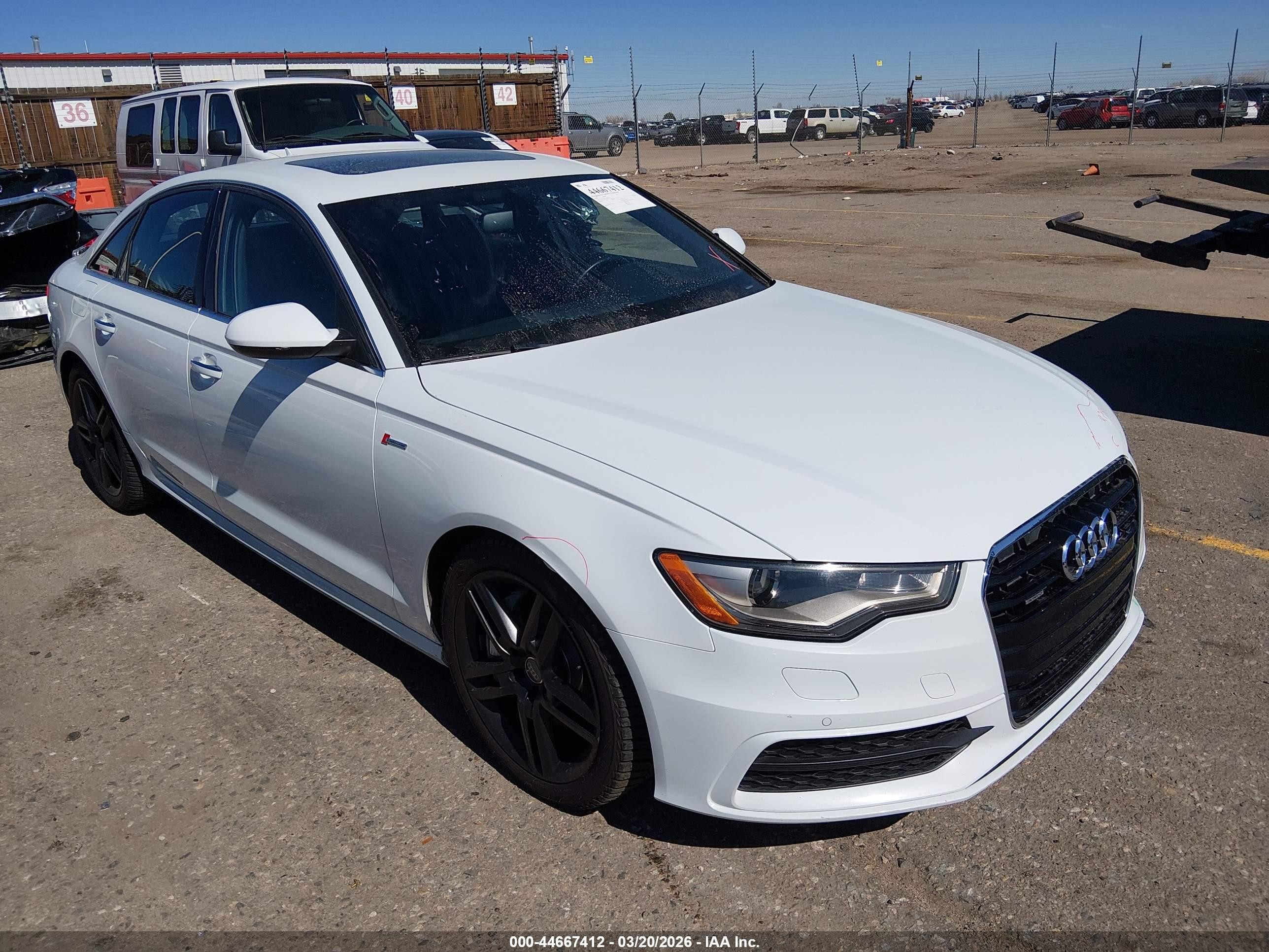 2015 Audi A6 Premium Plus, VIN WAUFGAFC6FN014345 — Undercarriage