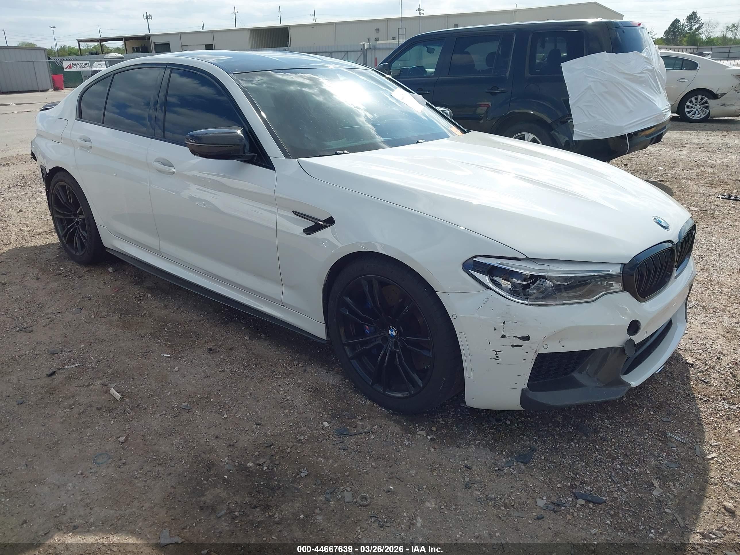 2020 BMW M5 Competition, VIN WBSJF0C04LB448841 — Rear end