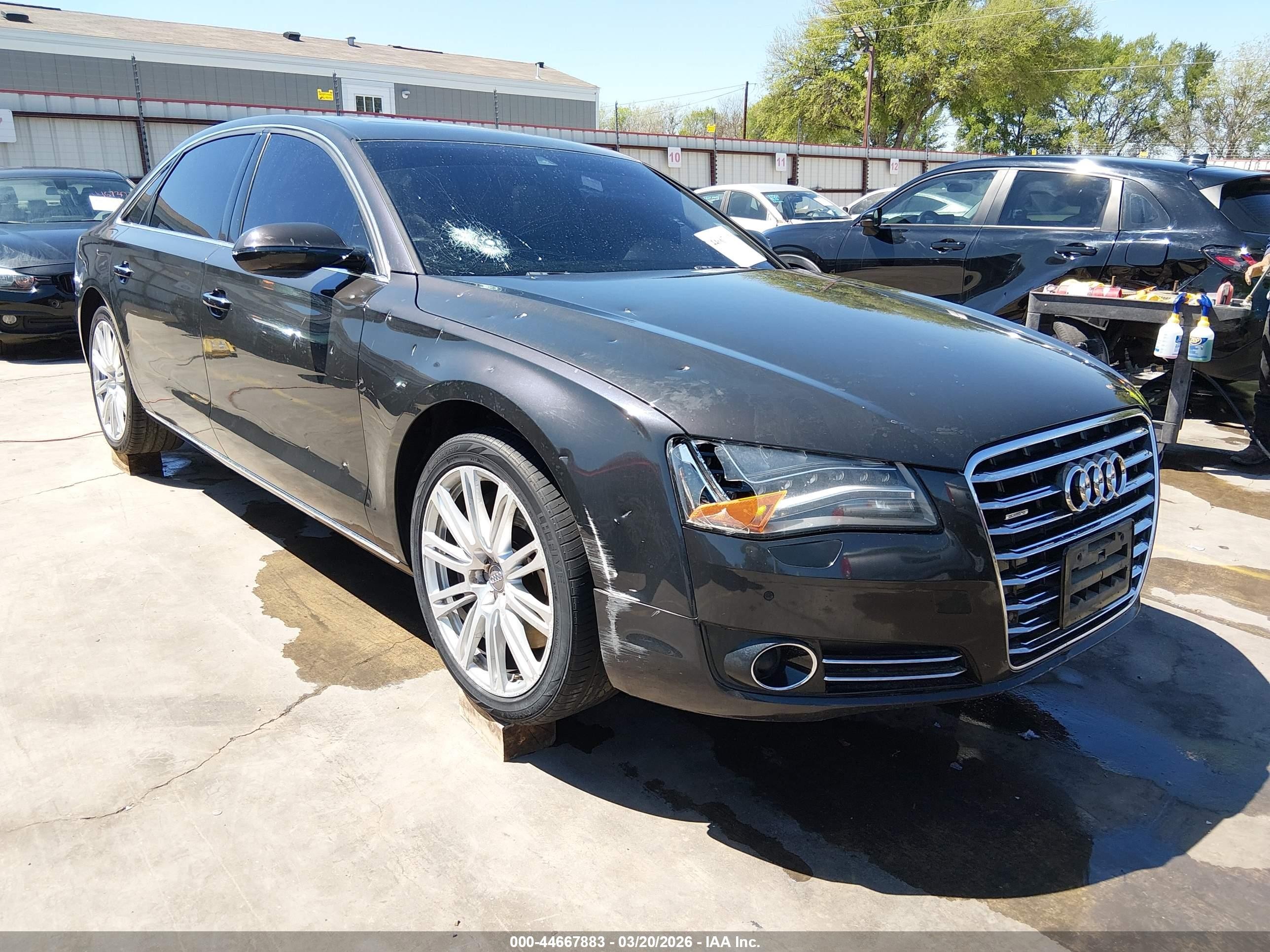 2012 Audi A8, VIN WAURVAFD5CN006261 — Front end