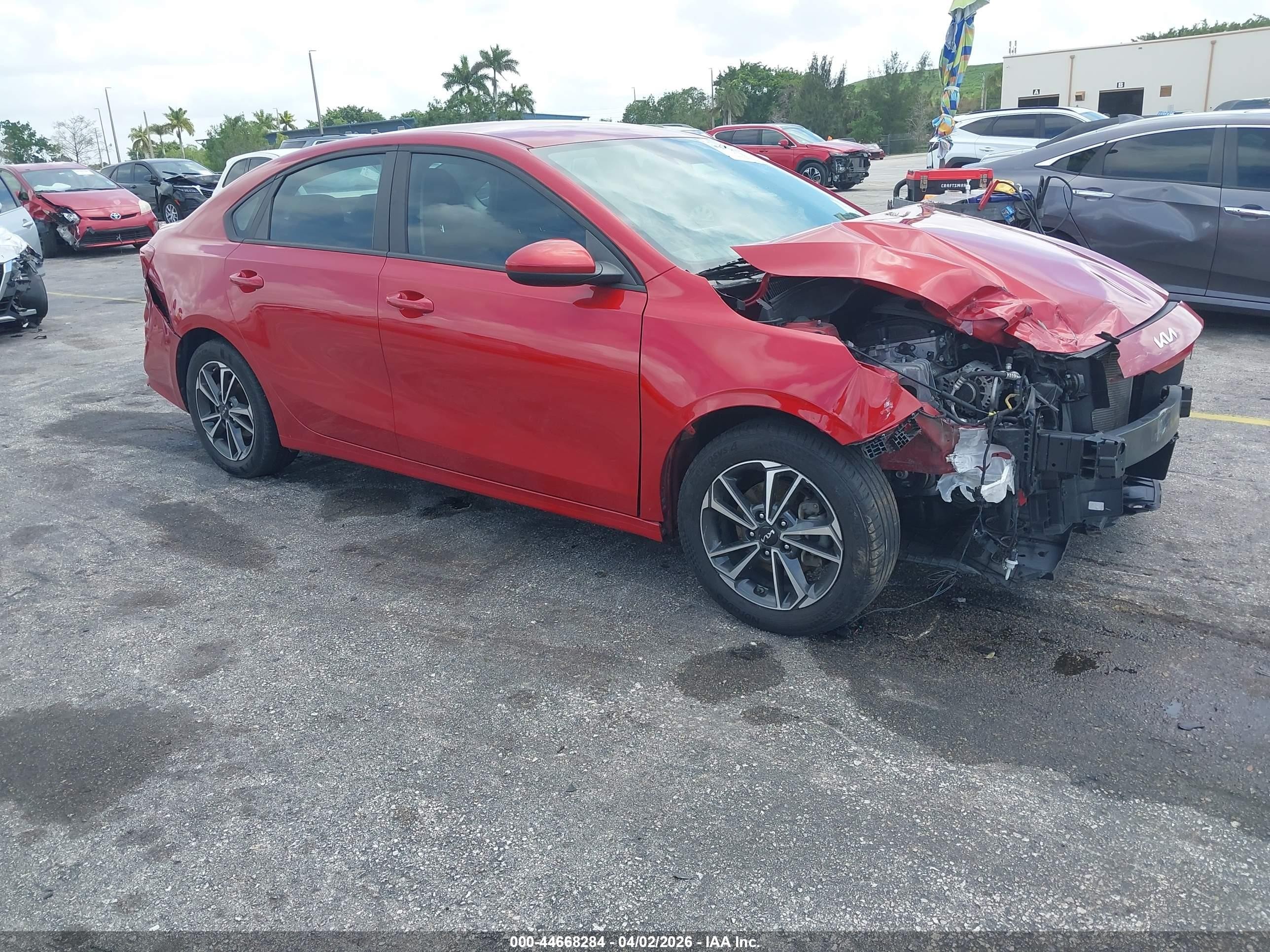 2023 Kia Forte LXS, VIN 3KPF24AD3PE552221 — Front end