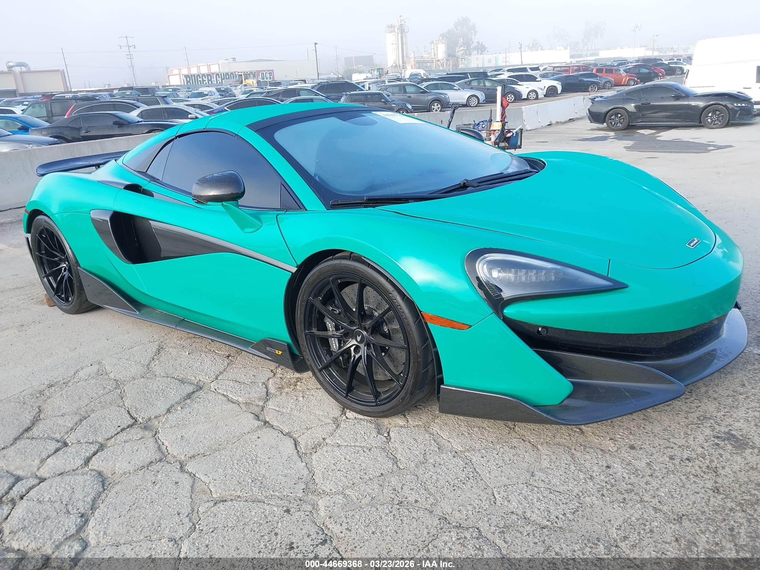 2020 McLaren 600LT, VIN SBM13SAA9LW007715 — Not stated