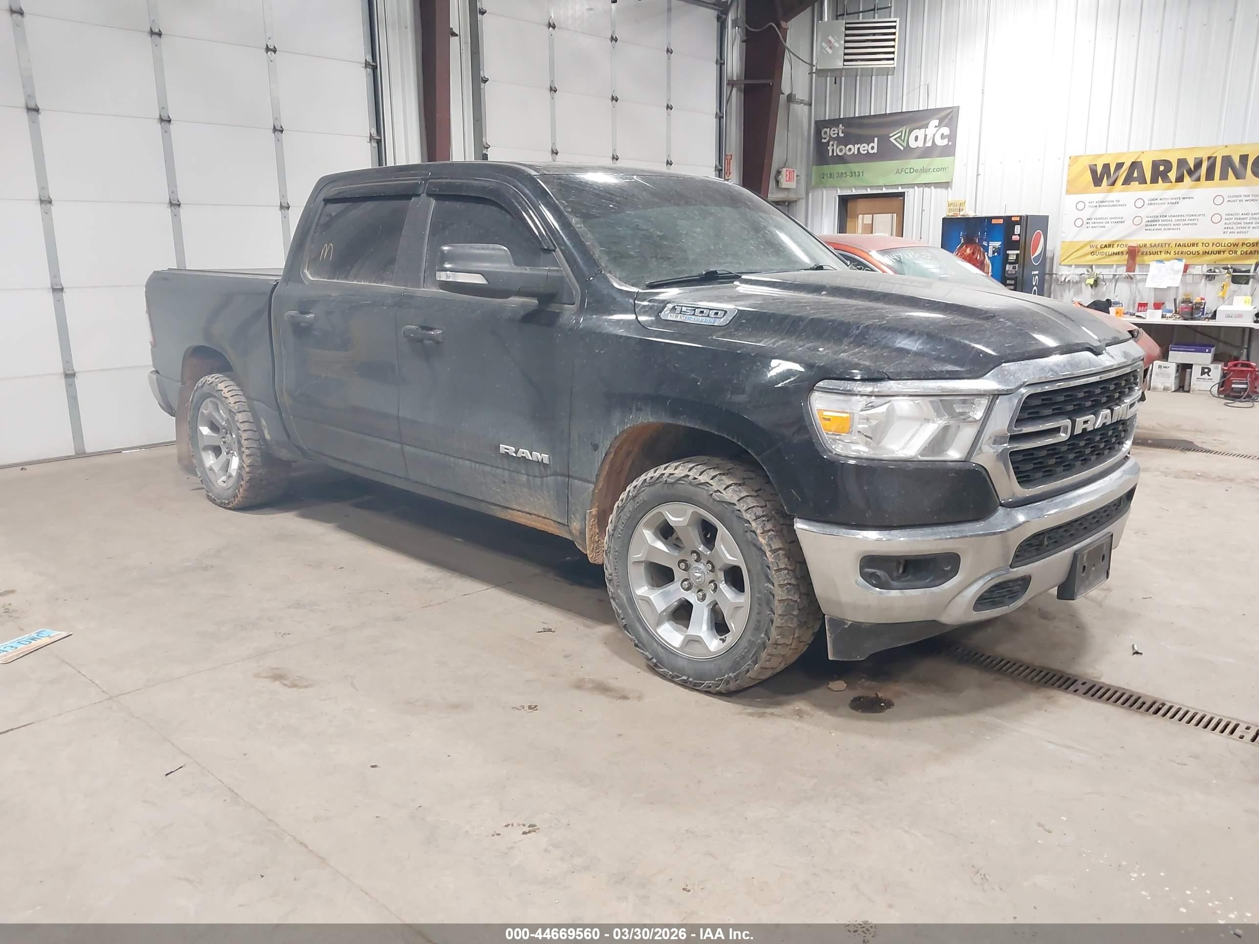 2022 Ram 1500 Big Horn, VIN 1C6SRFFT6NN340970 — Auction photo