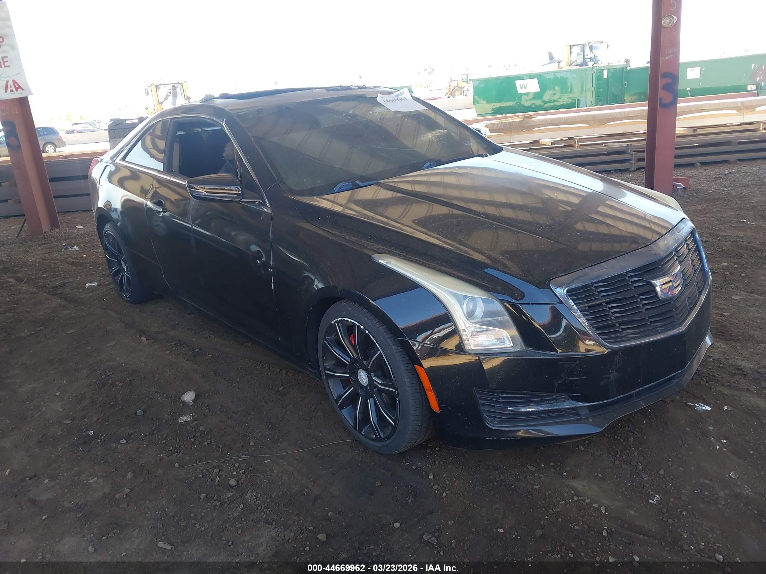2015 Cadillac ATS Standard RWD, VIN 1G6AA1RXXF0128457 — Interior fire