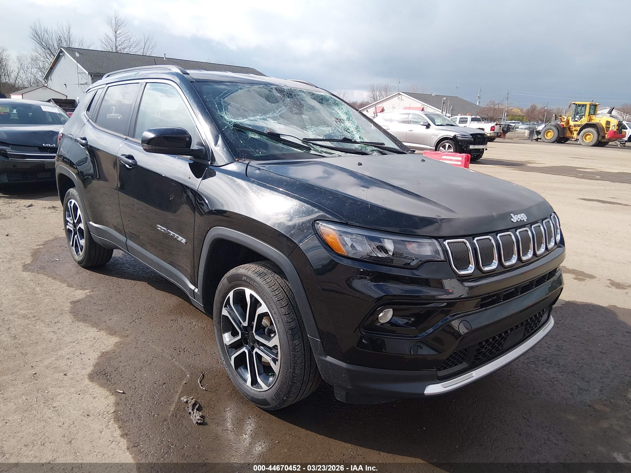 2022 Jeep Compass Limited, VIN 3C4NJDCB9NT222991 — Storm
