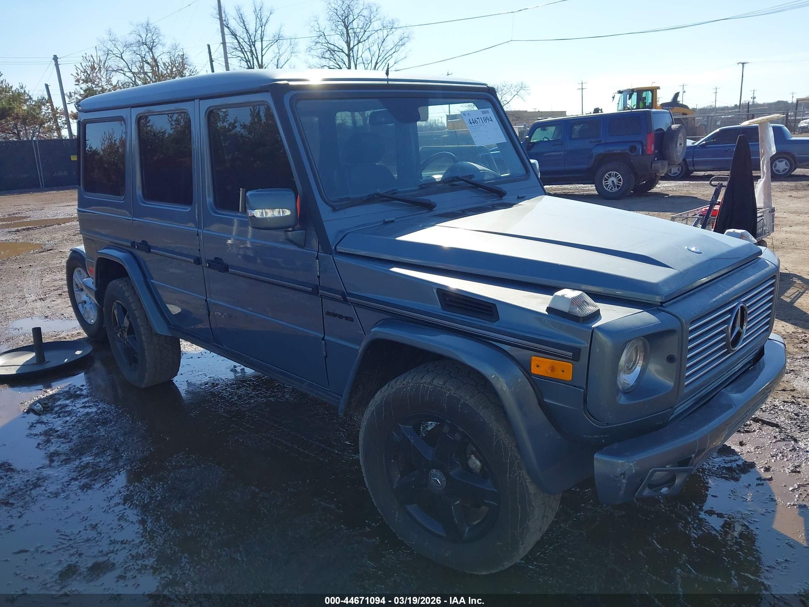 2007 Mercedes-Benz G 500, VIN WDCYR49EX7X168352 — All over