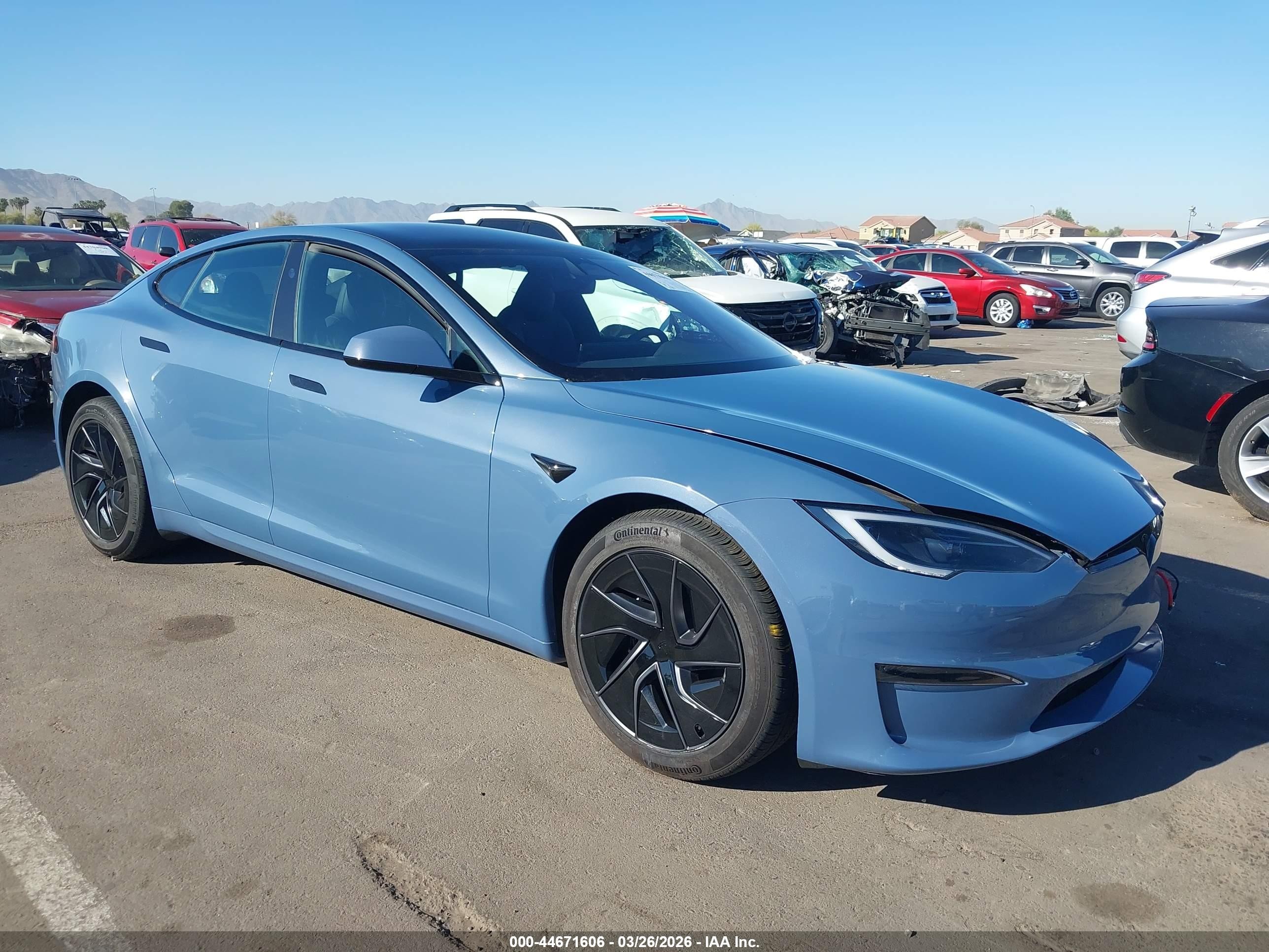 2026 Tesla Model S, VIN 5YJSA1E53TF554963 — Side