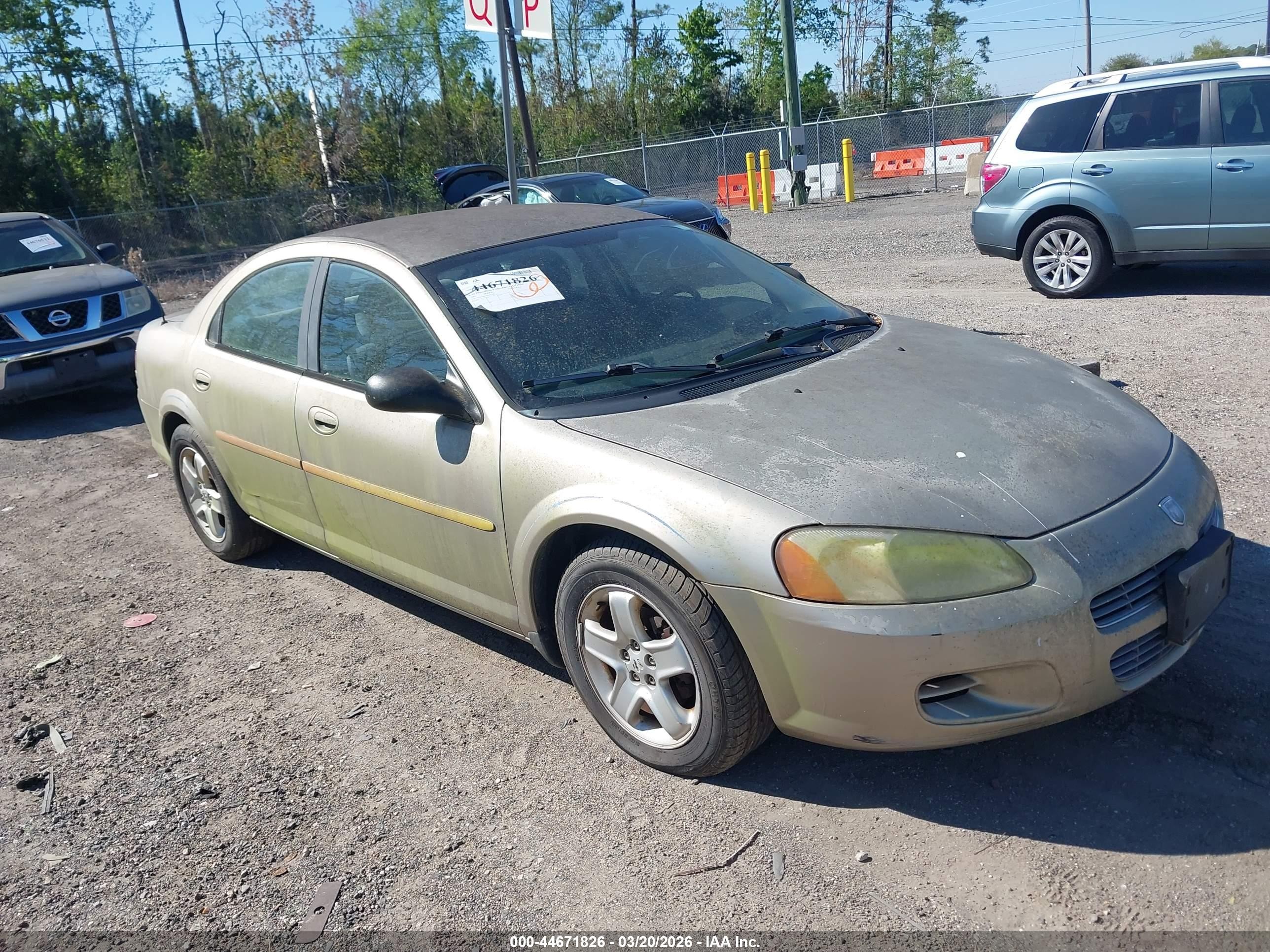 2002 Dodge Stratus SE PLUS/SXT, VIN 1B3EL46R92N232789 — Перед