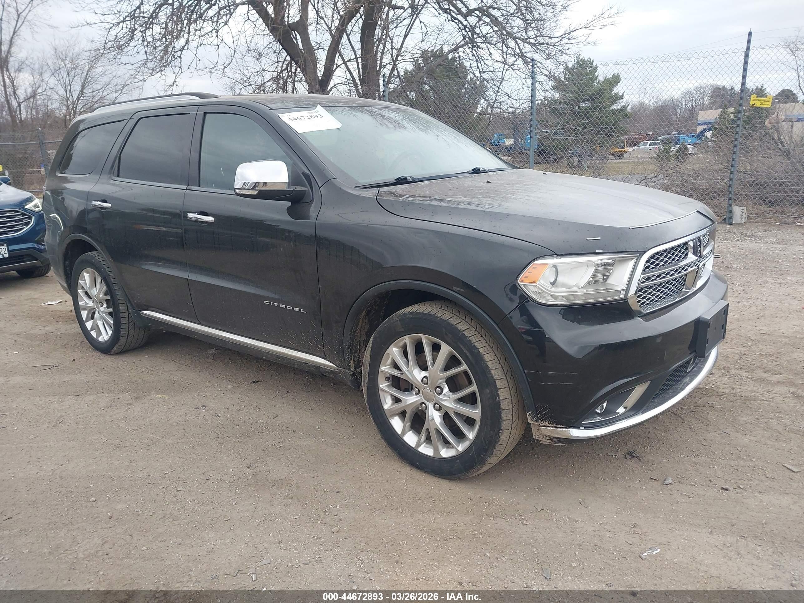 2014 Dodge Durango Citadel, VIN 1C4SDJET6EC278154 — Стихия