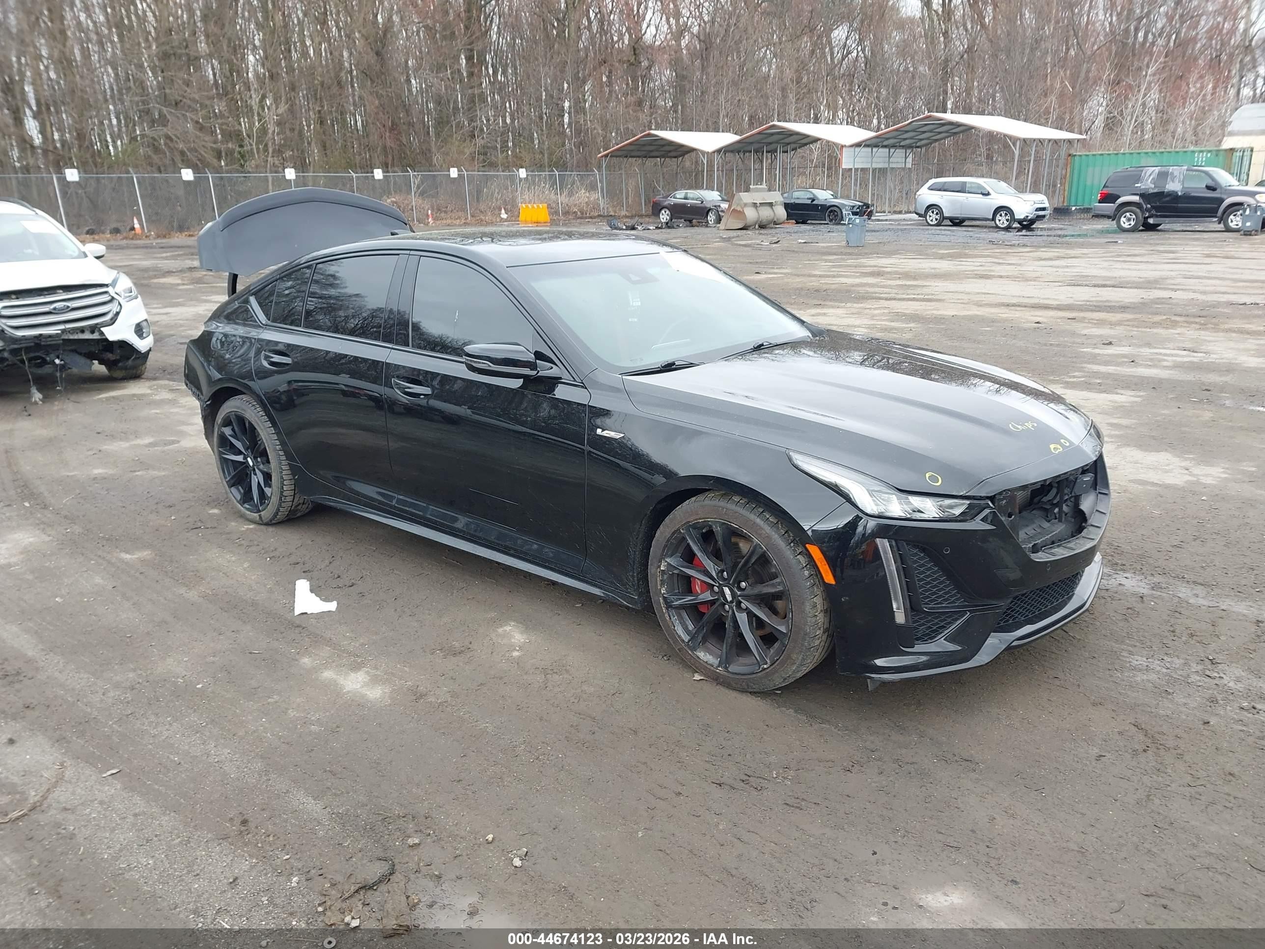 2023 Cadillac CT5-V, VIN 1G6DR5RWXP0142641 — Rear end