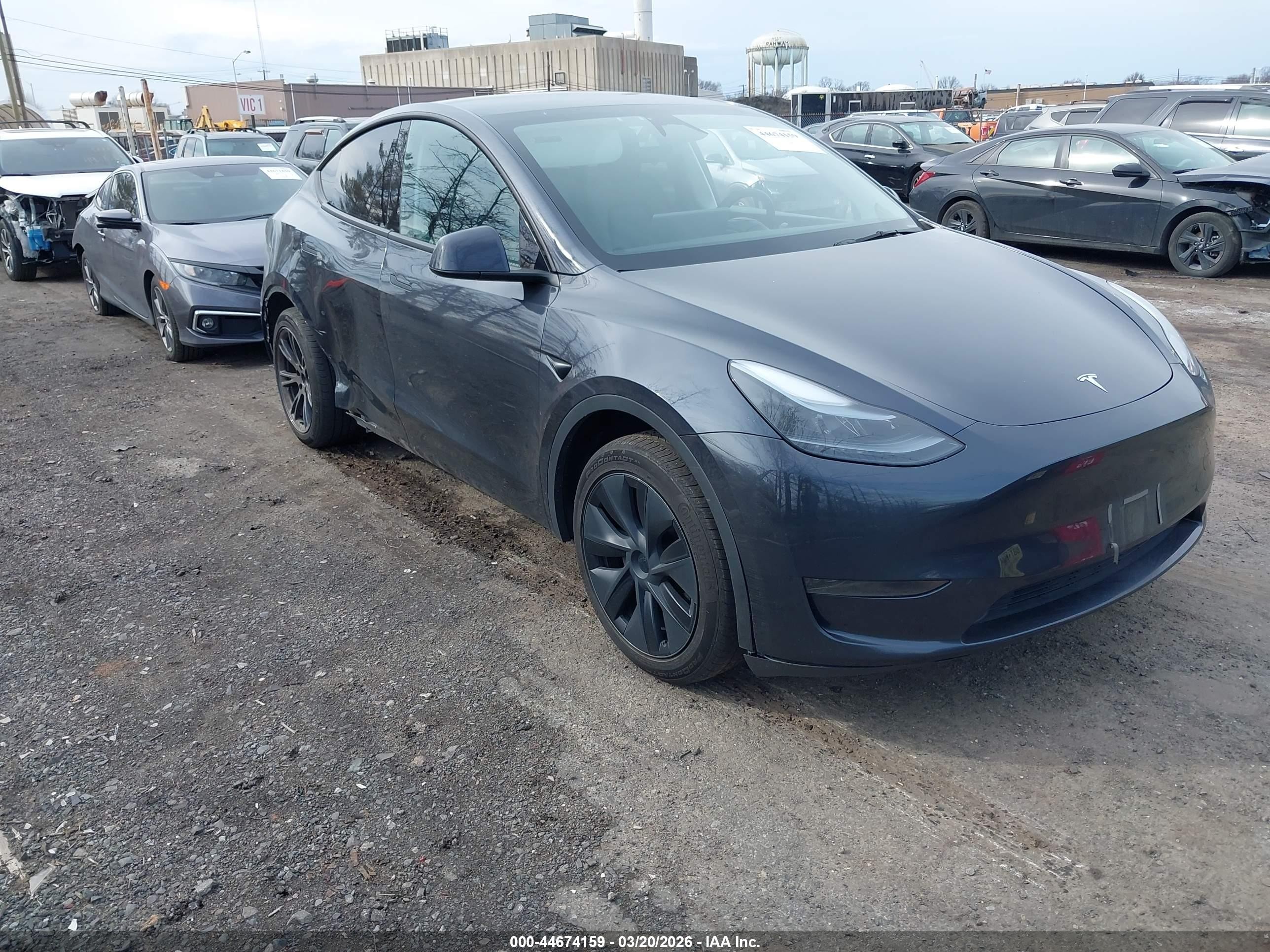 2024 Tesla Model Y, VIN 7SAYGDED3RF198480 — Side