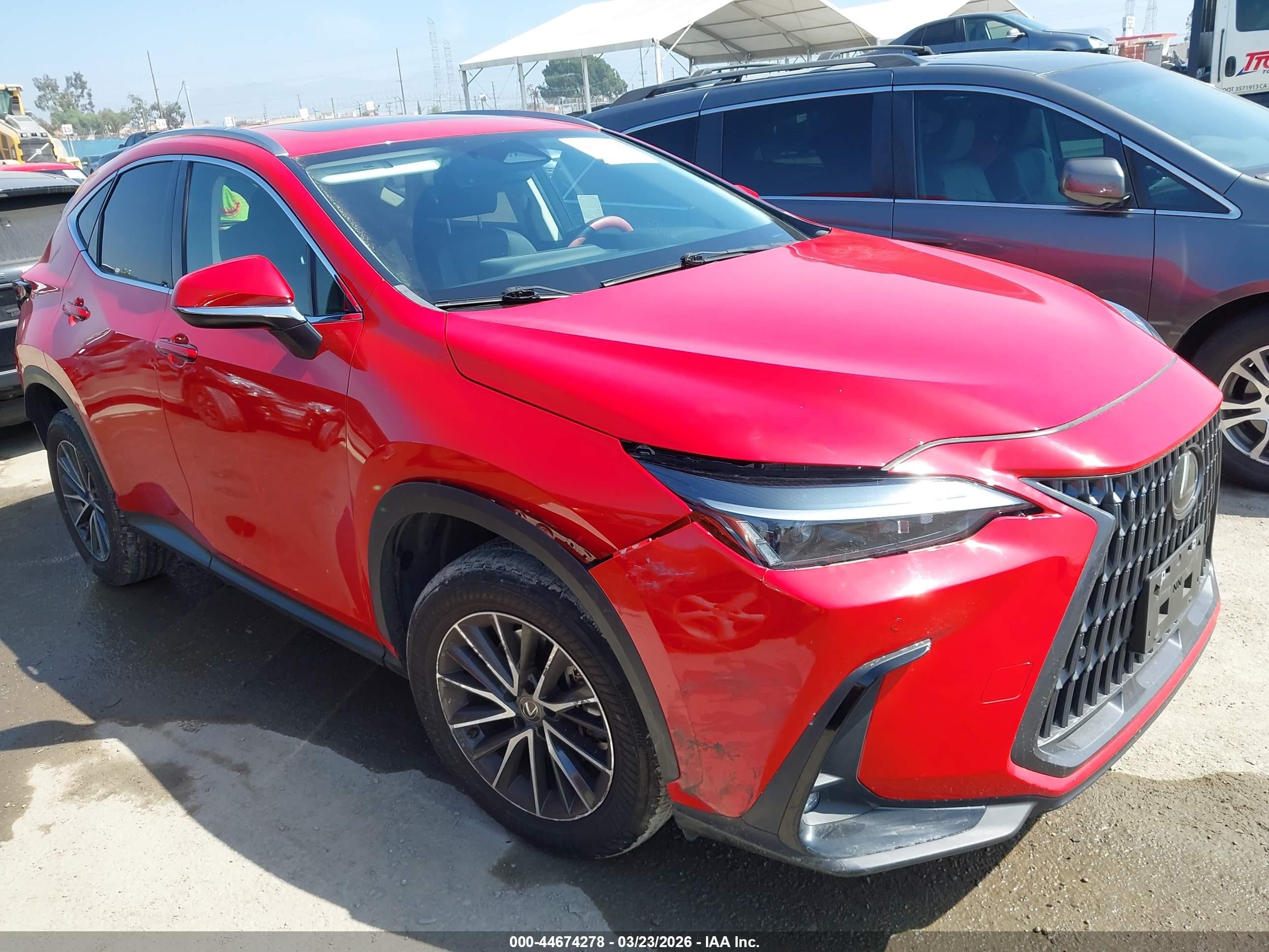 2022 Lexus NX 350 Premium, VIN JTJGGCEZ8N2004146 — Biohazard / chemical