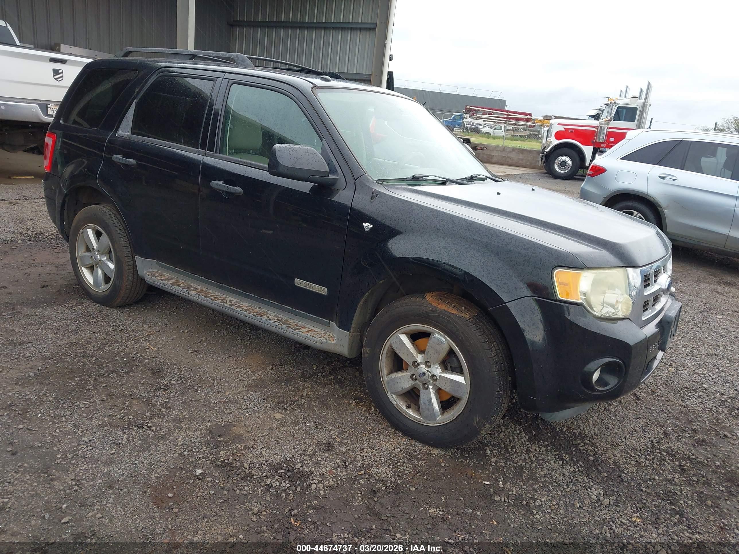 2008 Ford Escape XLT, VIN 1FMCU93178KC82000 — Water / flood