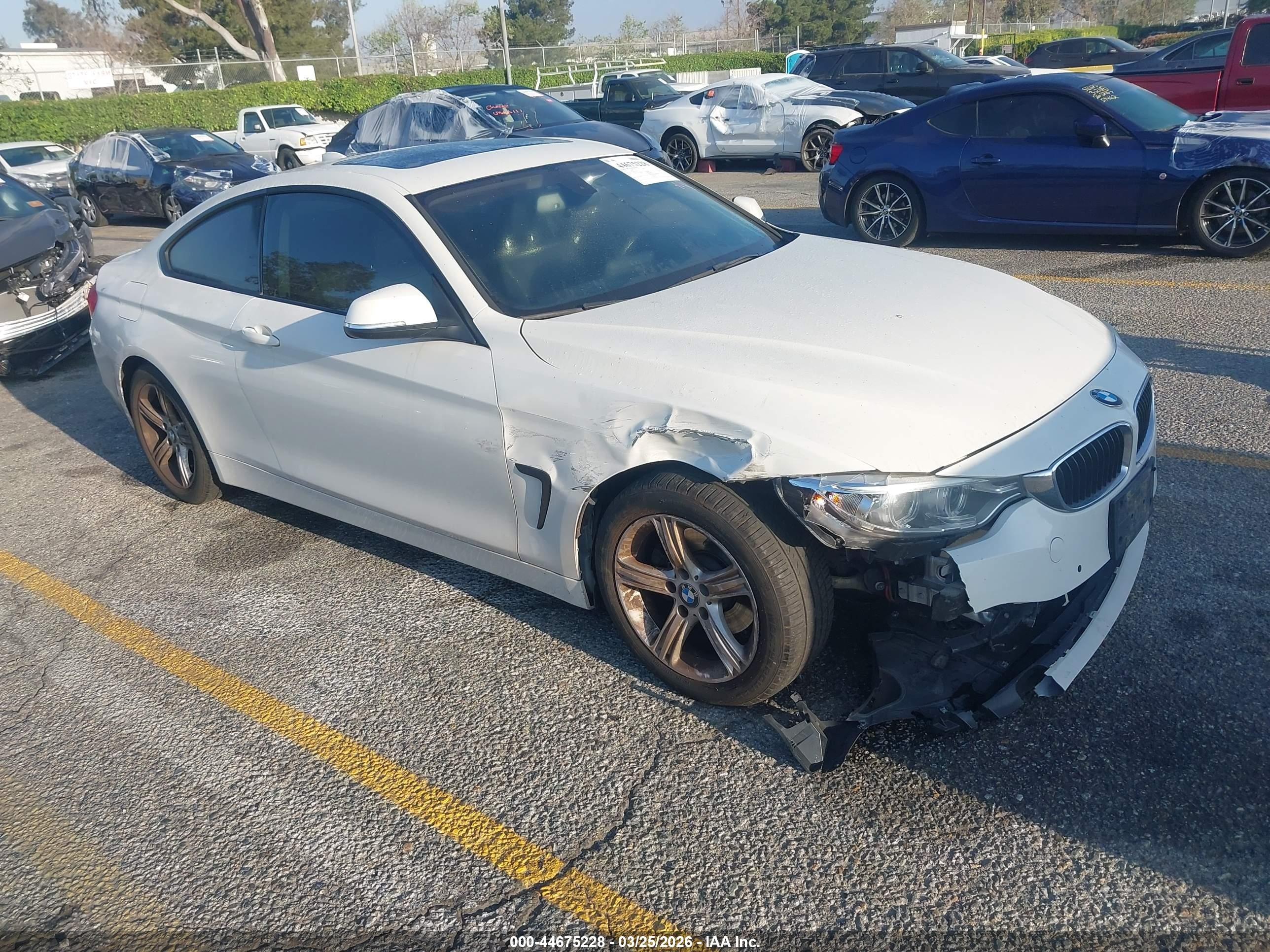 2014 BMW 4 Series 428i, VIN WBA3N7C50EF719149 — Front end