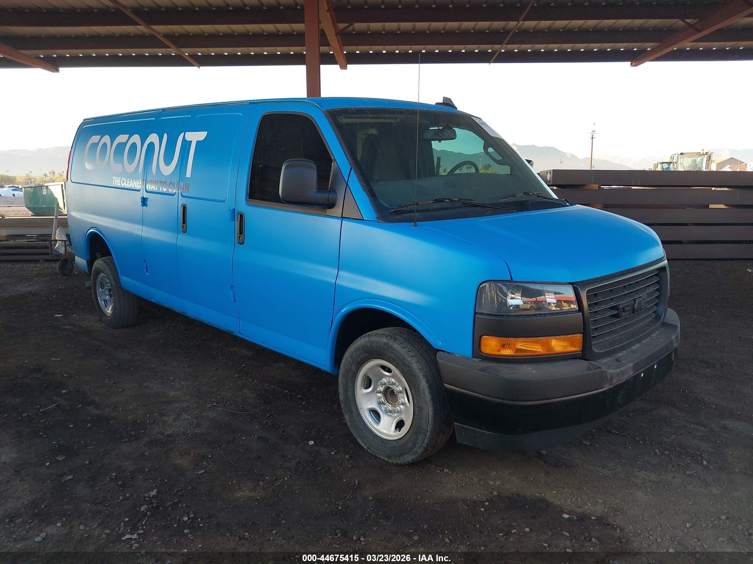 2025 GMC Savana Cargo, VIN 1GTZ7HF78S1174756 — Rear end