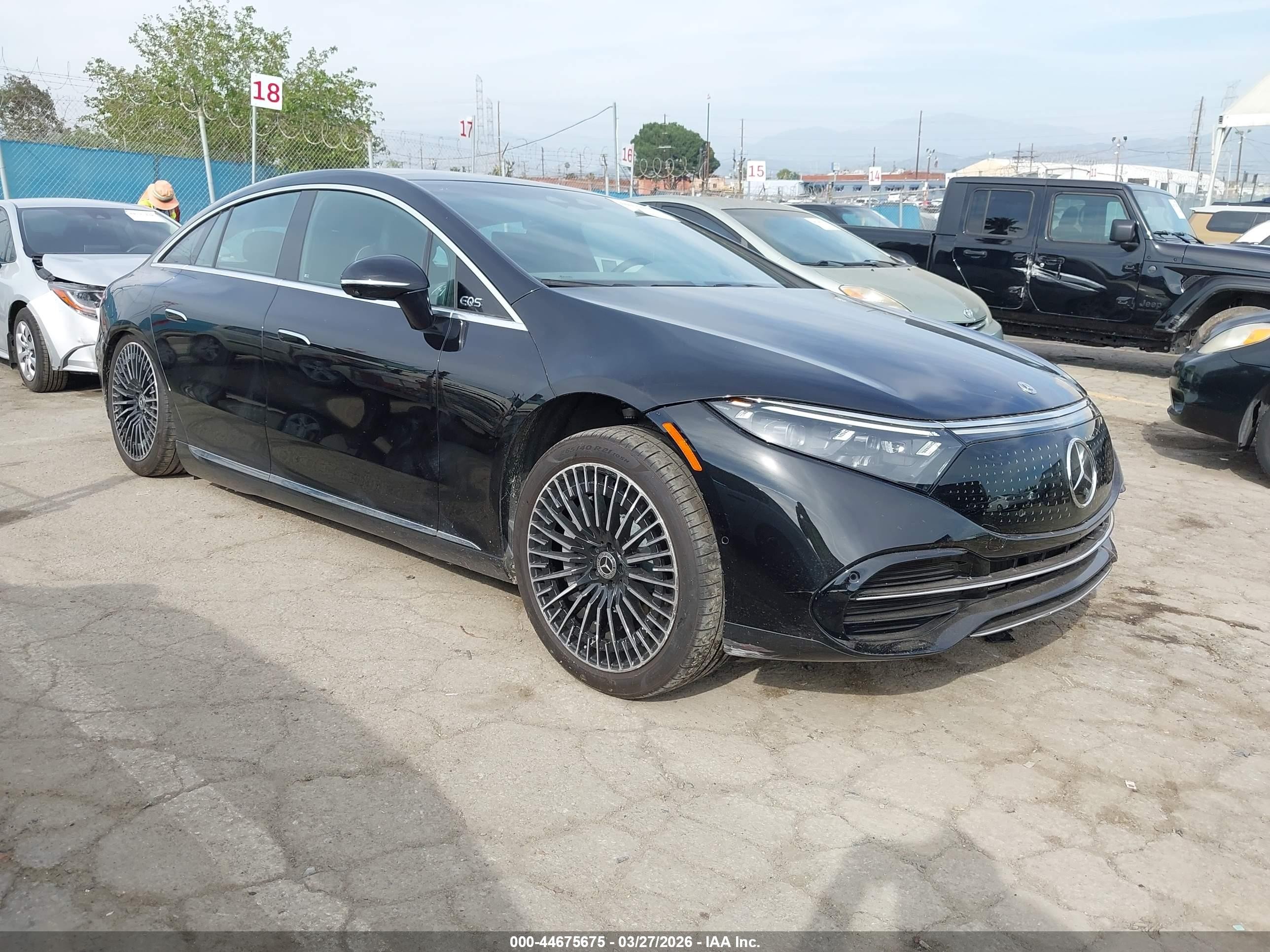 2024 Mercedes-Benz EQS 450+, VIN W1KCG2DB7RA047314 — Rear end