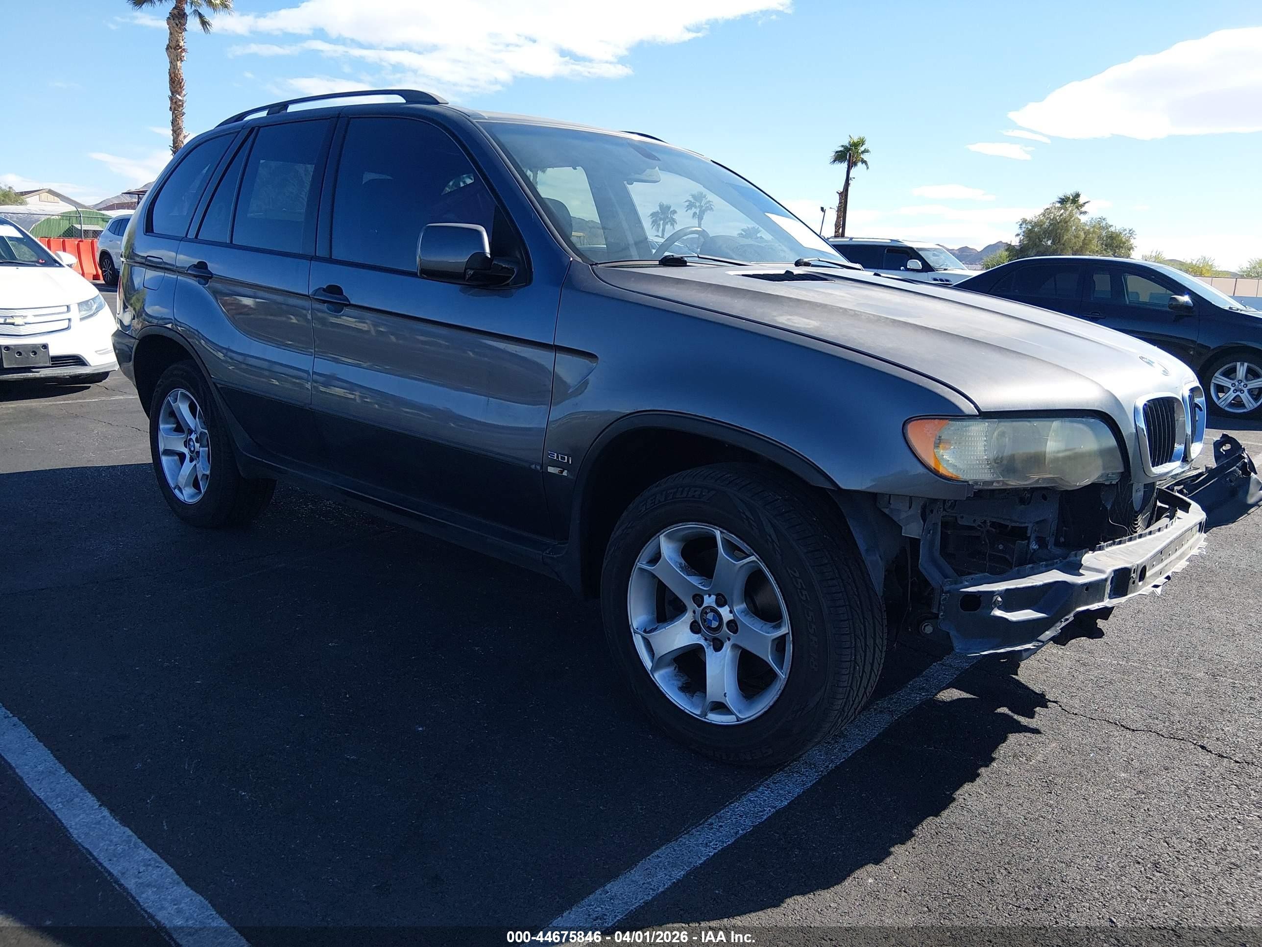 2003 BMW X5 3.0i, VIN 5UXFA53573LW26674 — Перед
