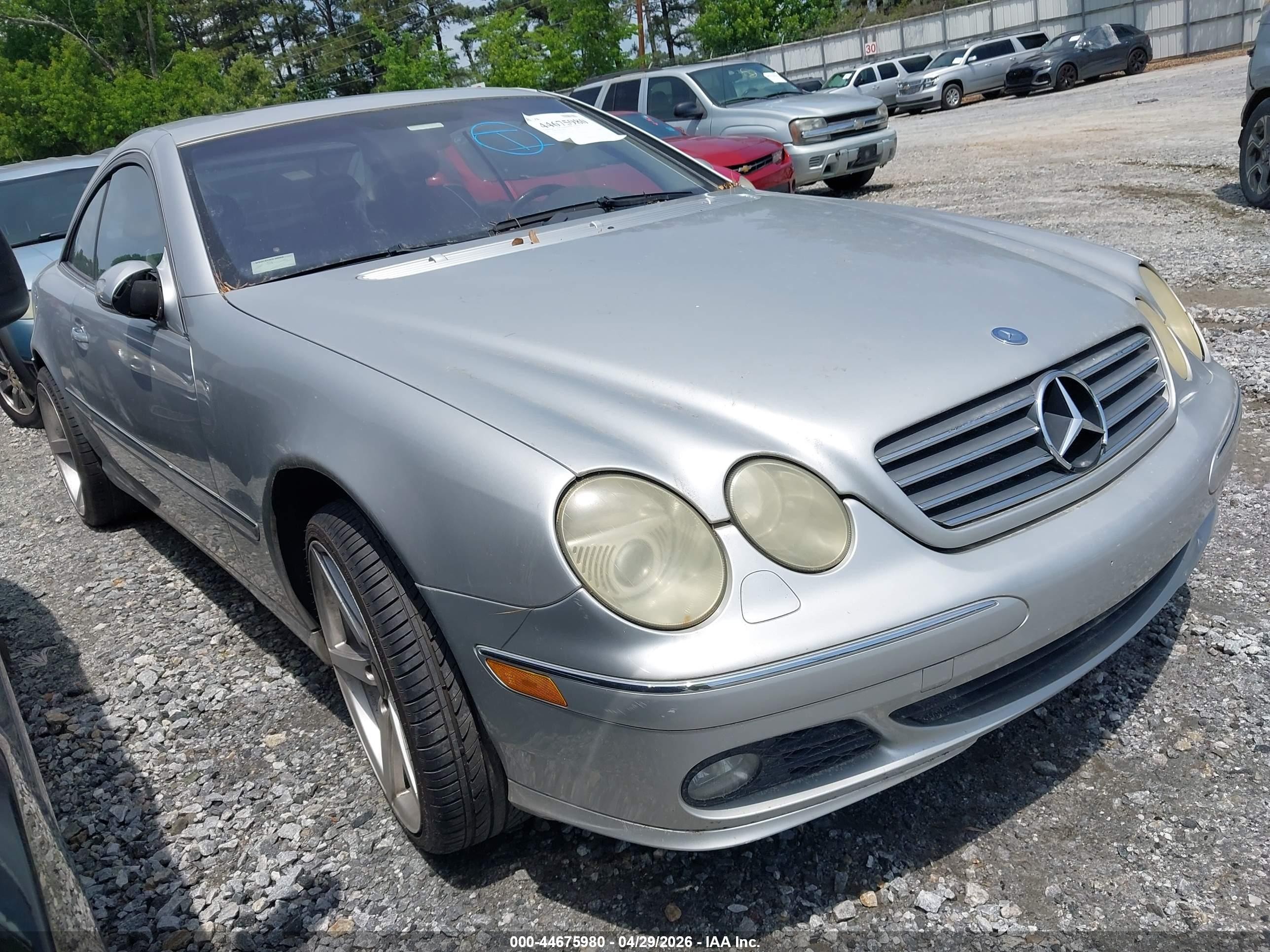 2003 Mercedes-Benz CL 500, VIN WDBPJ75J13A037545 — Normal wear
