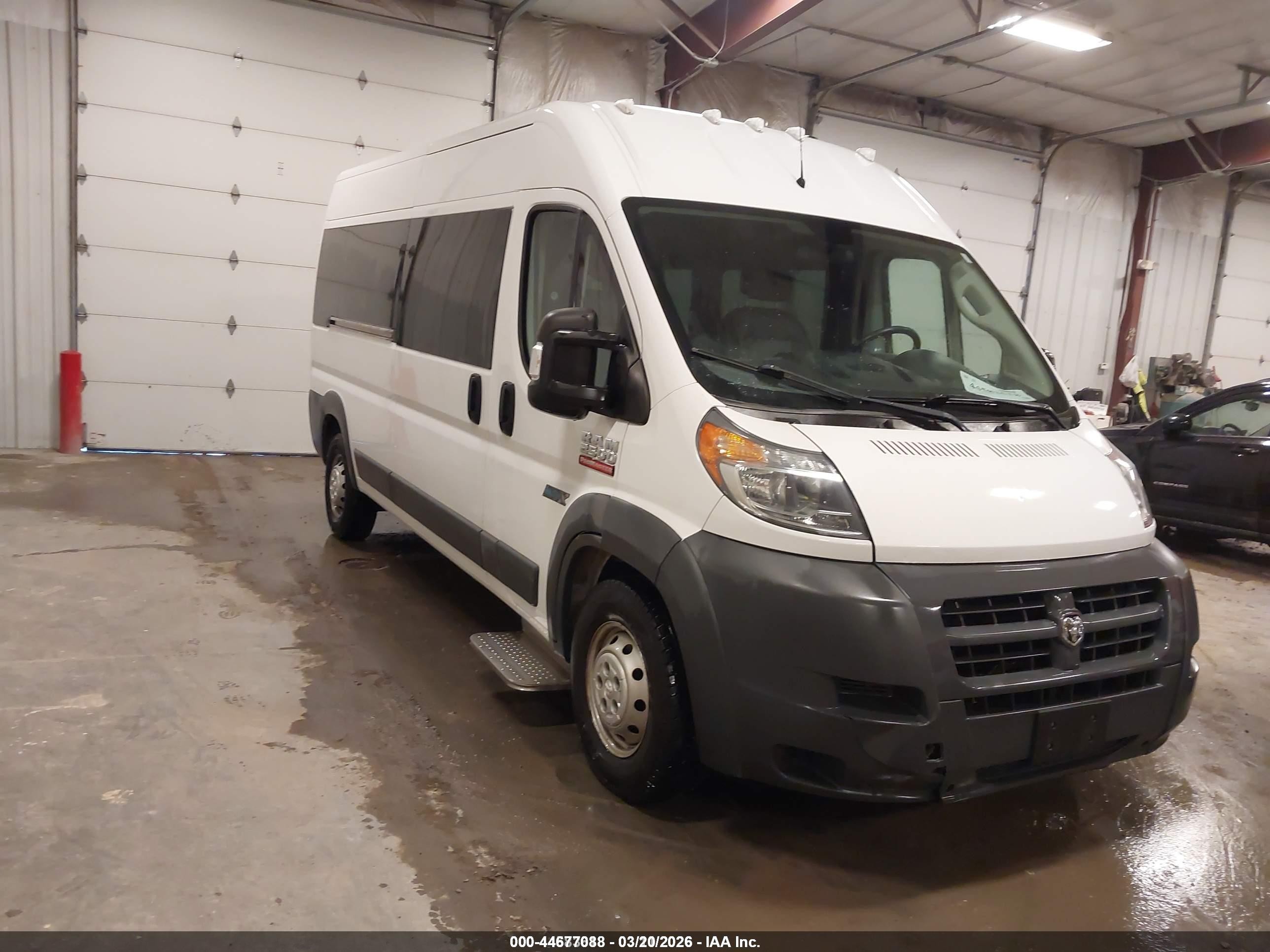 2018 Ram ProMaster, VIN 3C7WRVPG1JE156253 — Normal wear