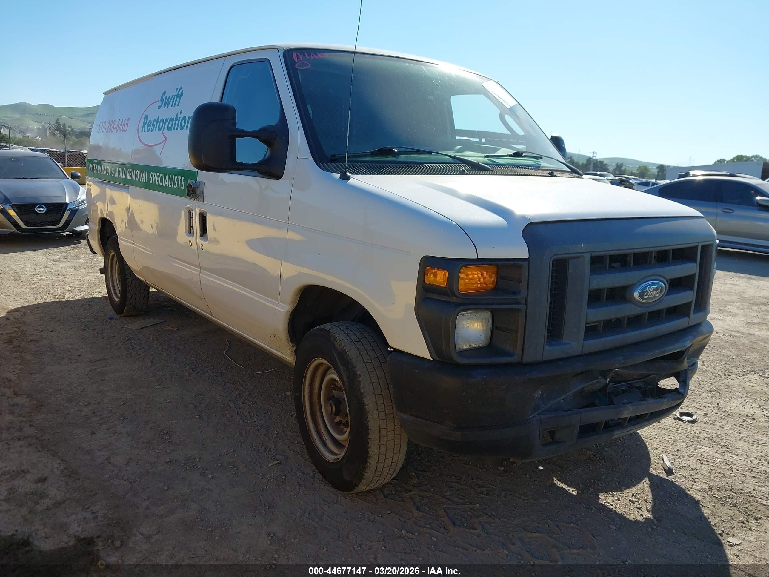 2013 Ford Econoline Cargo Commercial, VIN 1FTNE1EWXDDA62000 — Rear end