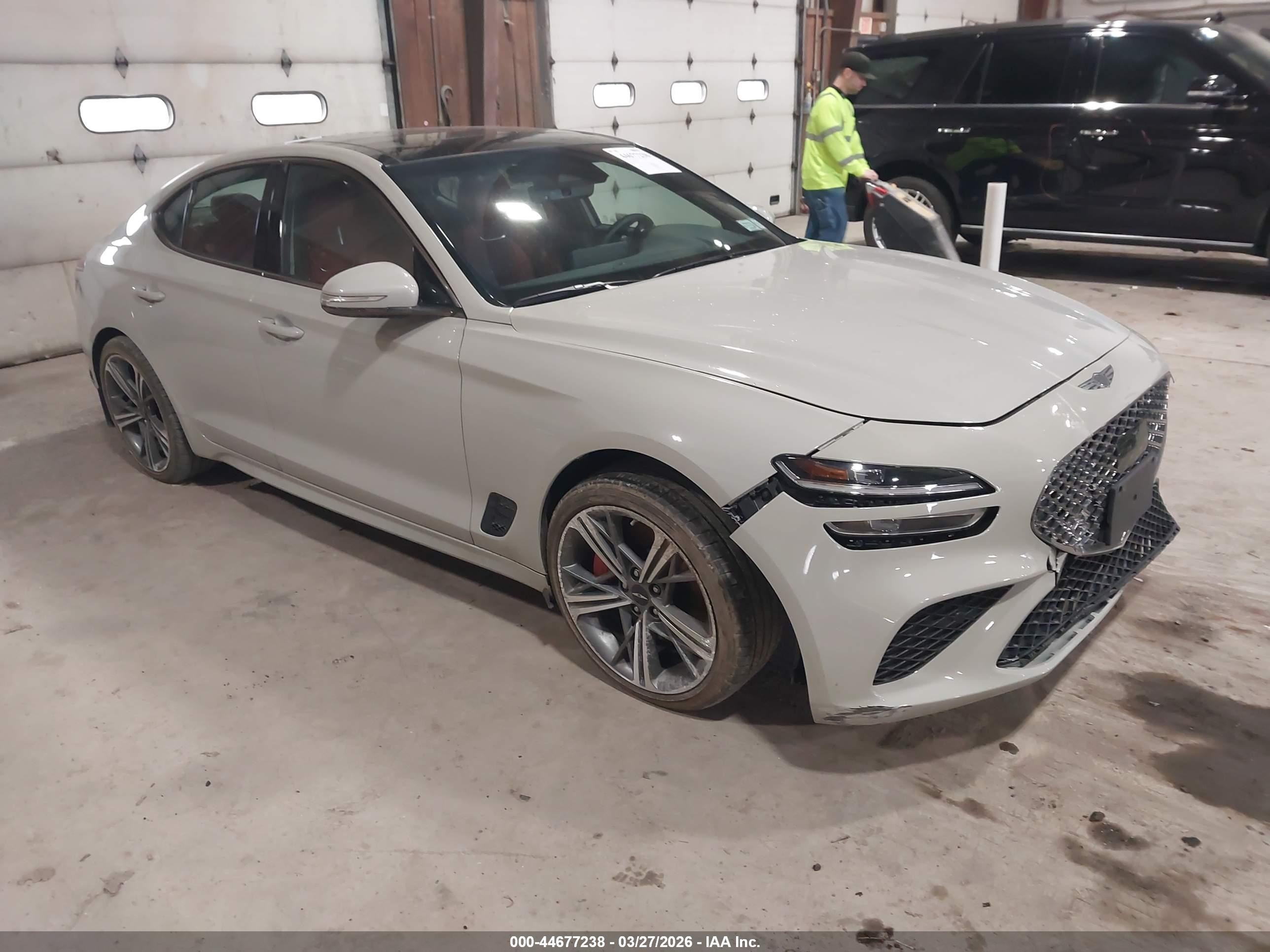 2025 Genesis G70 2.5T, VIN KMTG34SC1SU153293 — Front end