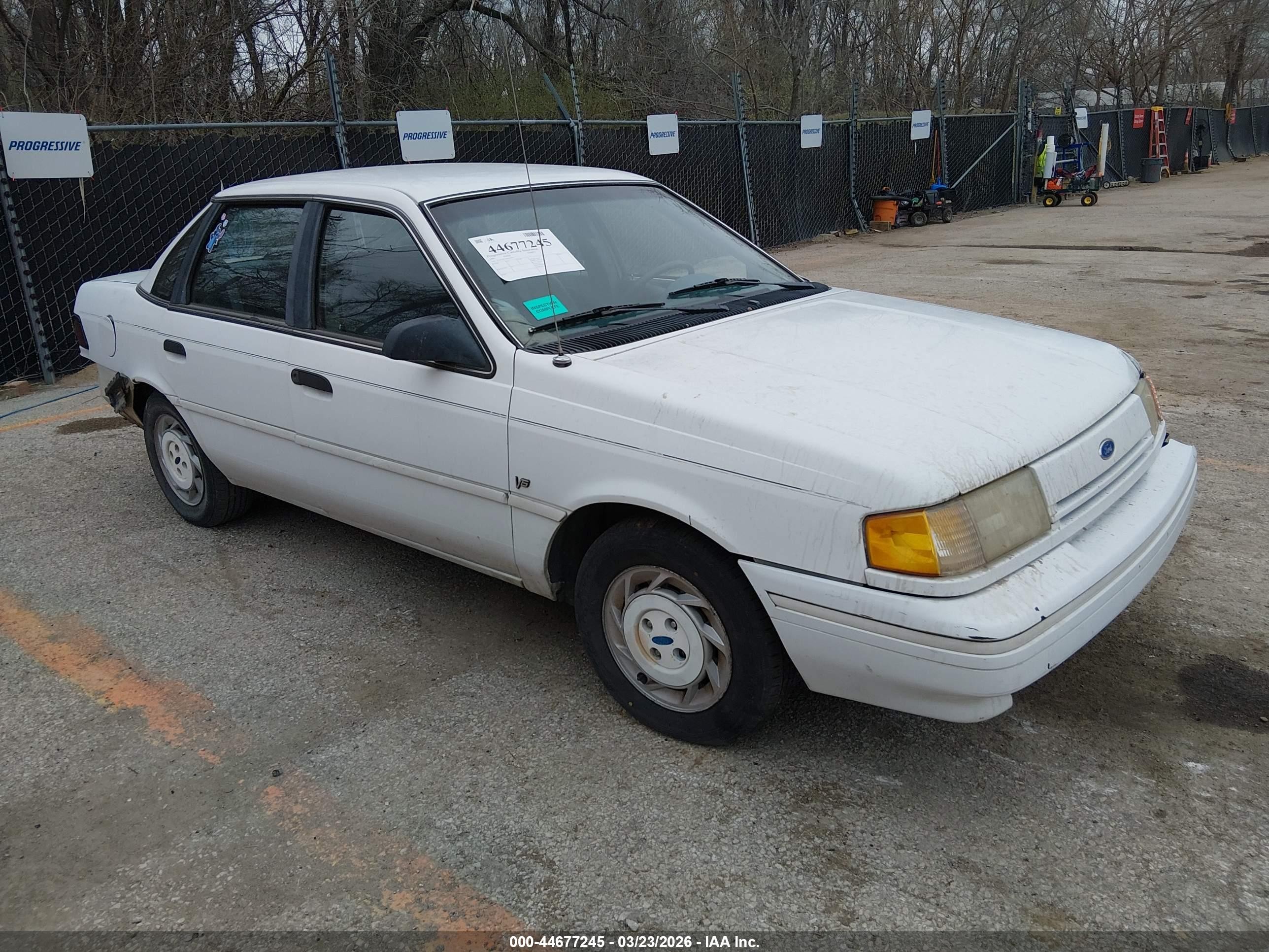 1993 Ford Tempo, VIN 2FAPP36U2PB106955 — Rear end