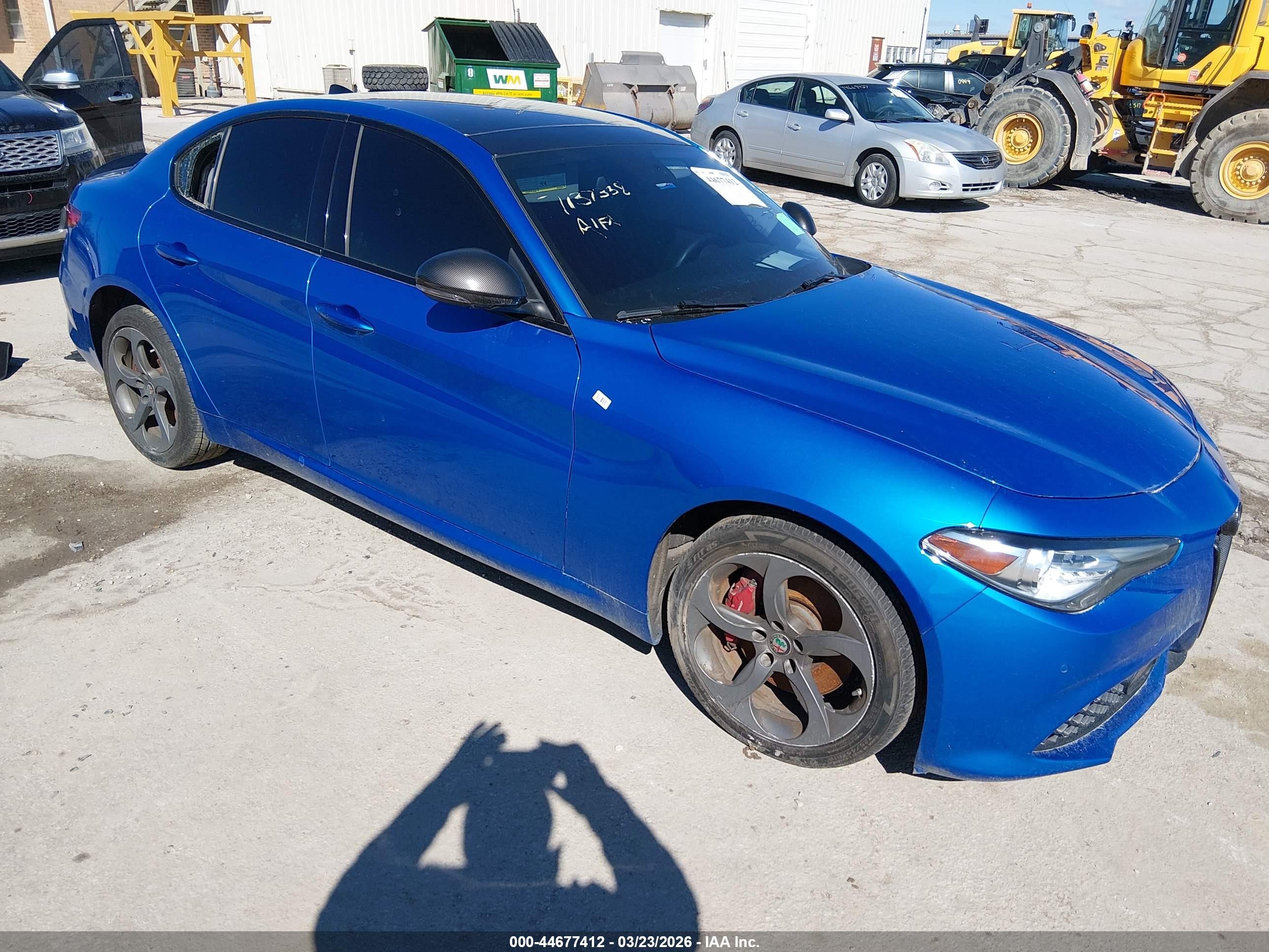 2018 Alfa Romeo Giulia, VIN ZARFAEDN4J7565022 — После угона