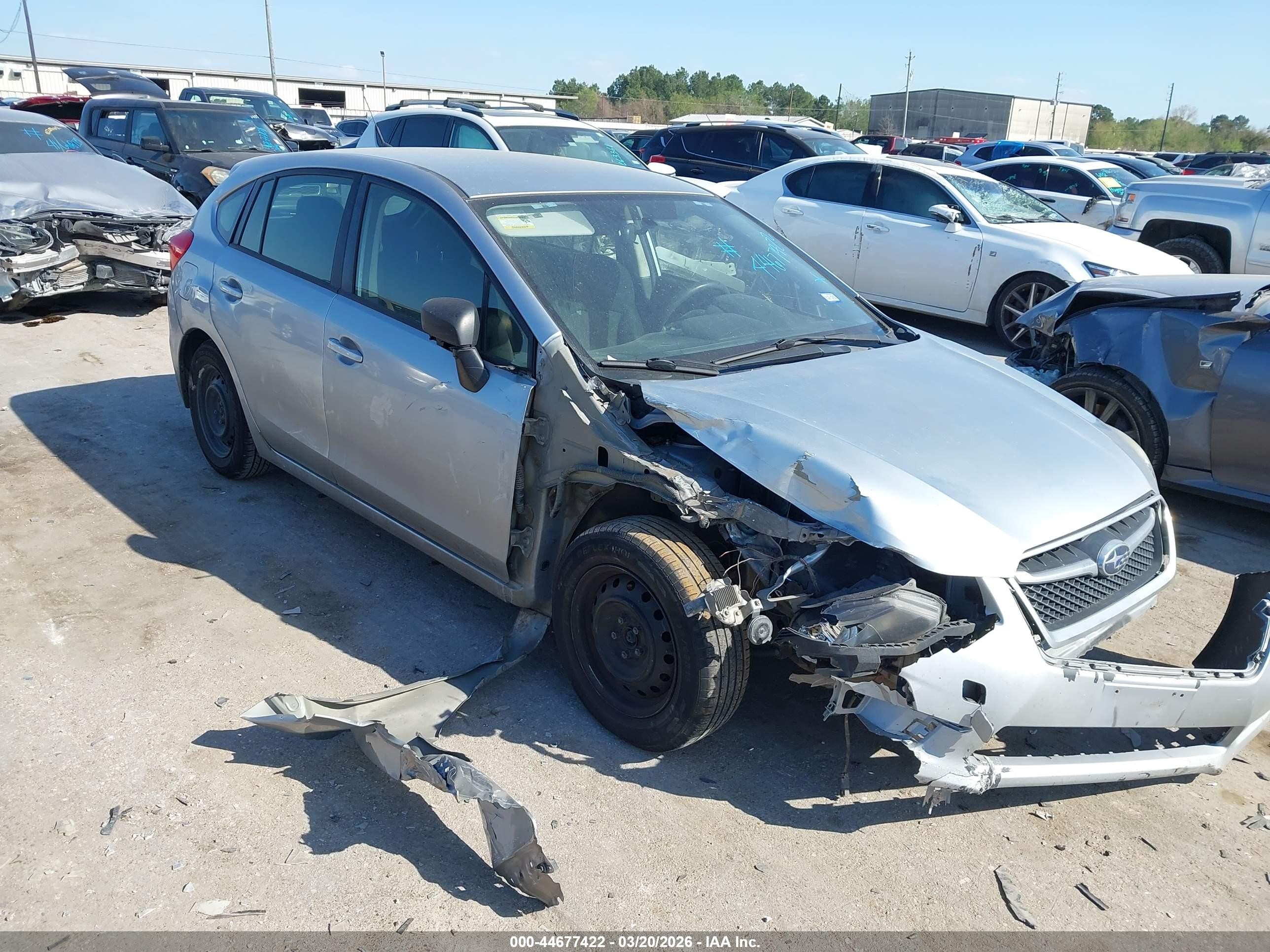 2015 Subaru Impreza 2.0i, VIN JF1GPAA61FH270731 — Front end
