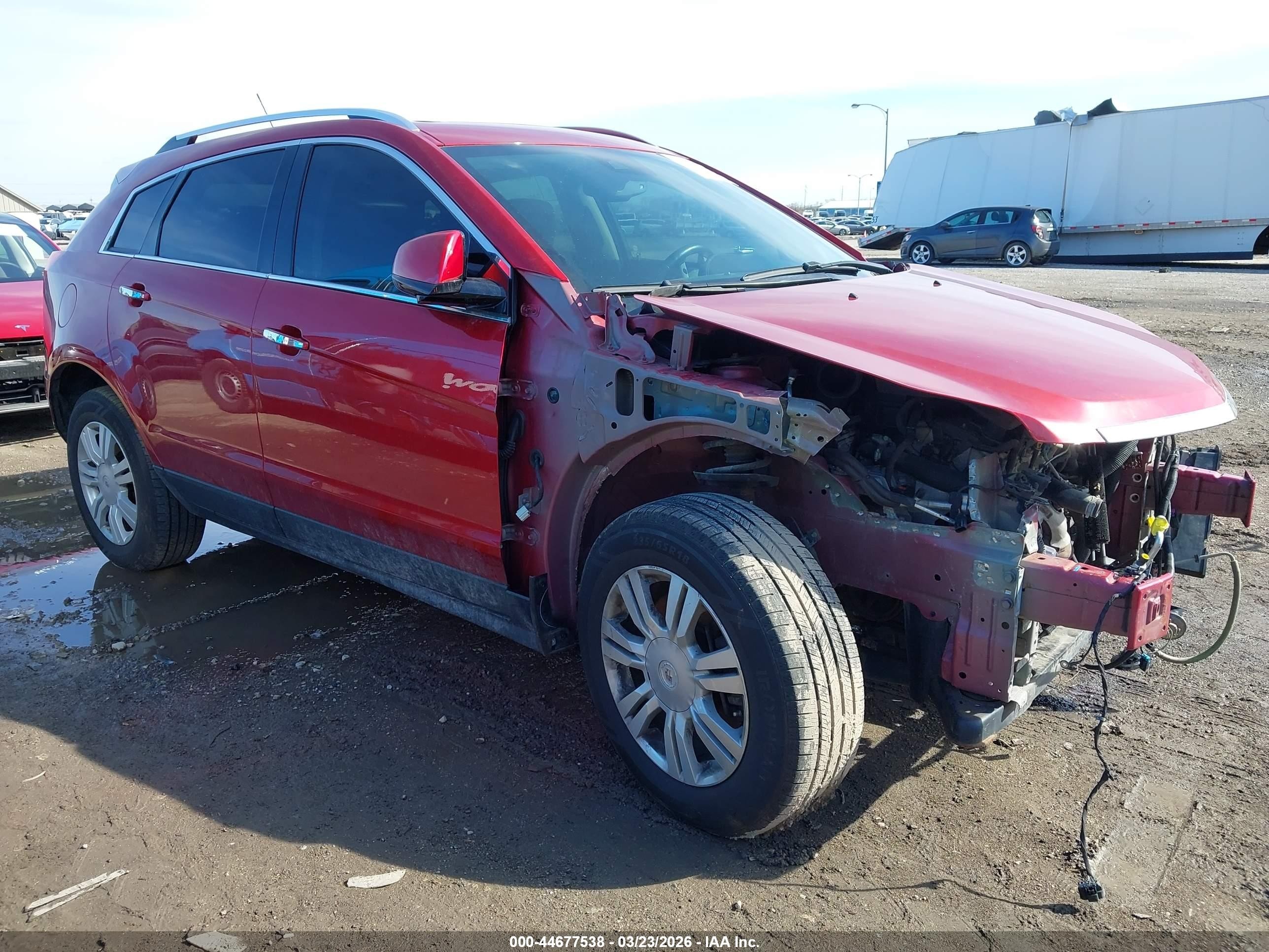 2016 Cadillac SRX Luxury Collection, VIN 3GYFNEE33GS511355 — Front end