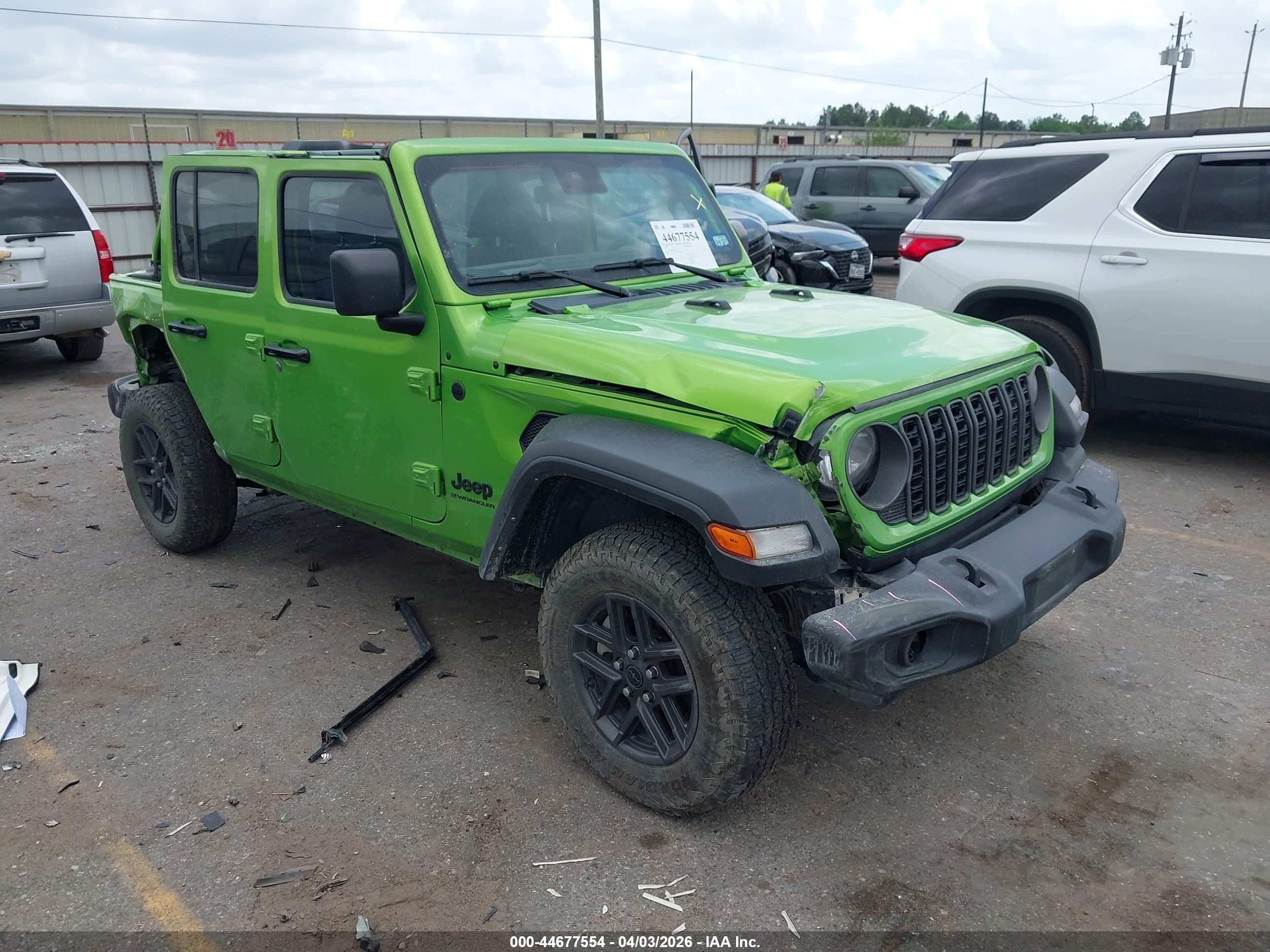 2025 Jeep Wrangler Sport, VIN 1C4PJXDG9SW536585 — Rear end