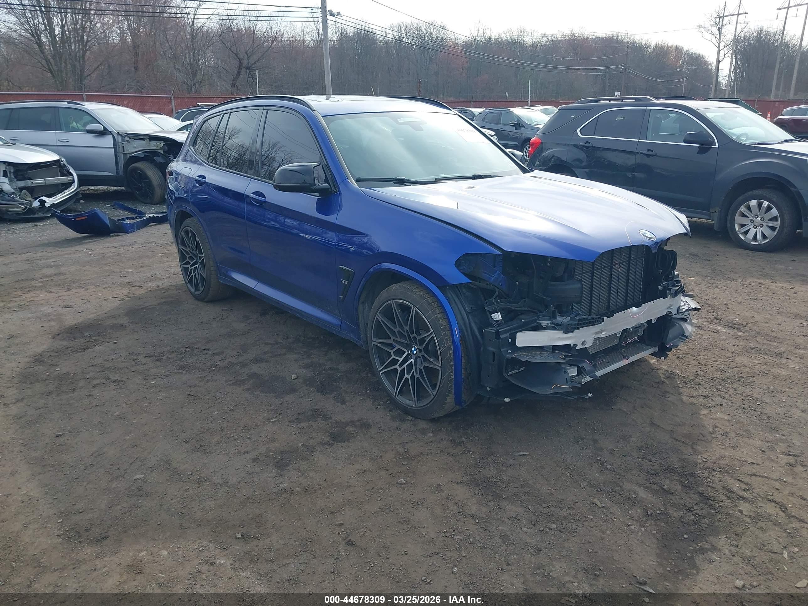 2022 BMW X3 M, VIN 5YM13EC00N9J40869 — Front end
