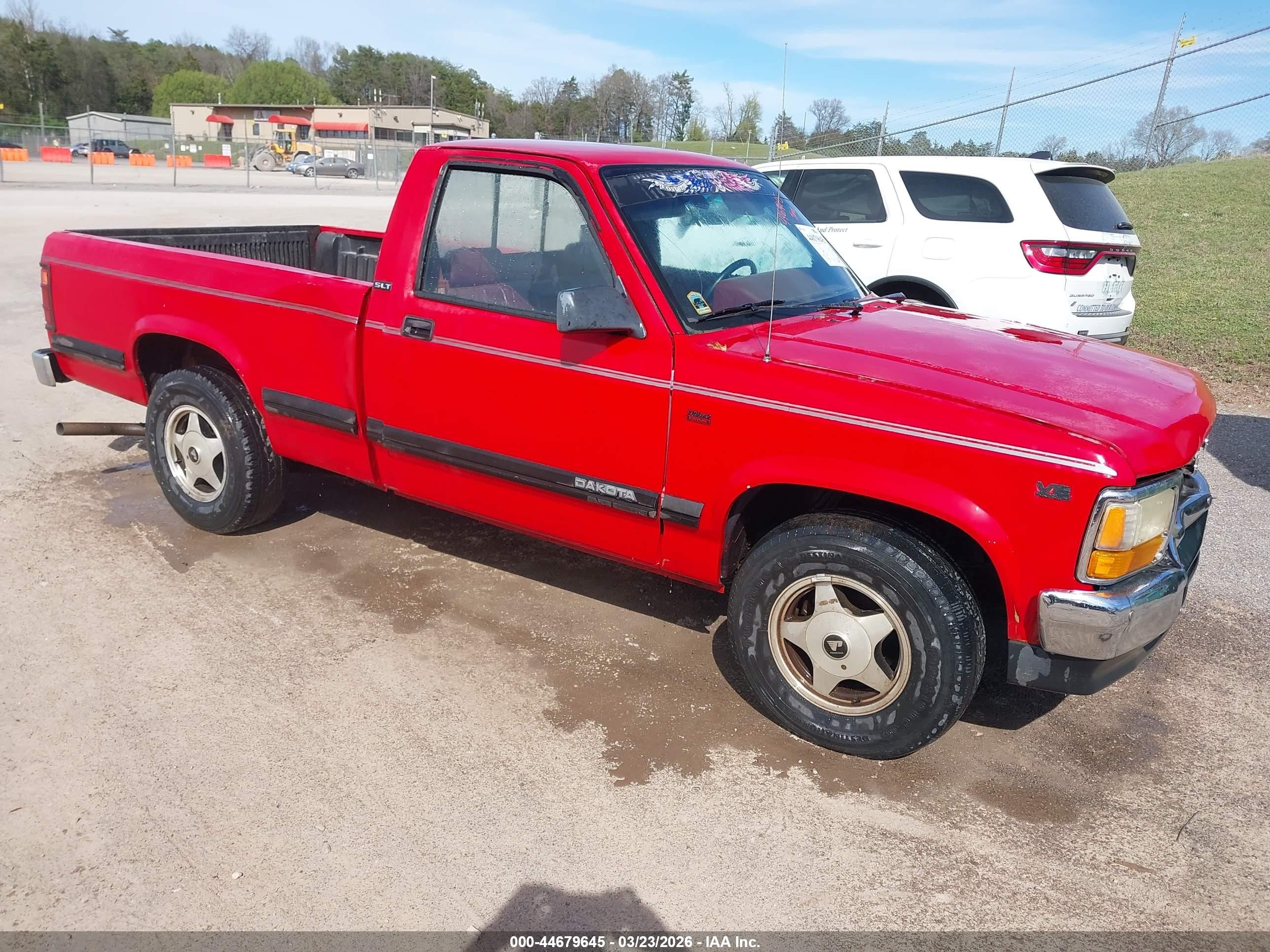 1994 Dodge Dakota, VIN 1B7FL26X3RW127045 — Перед