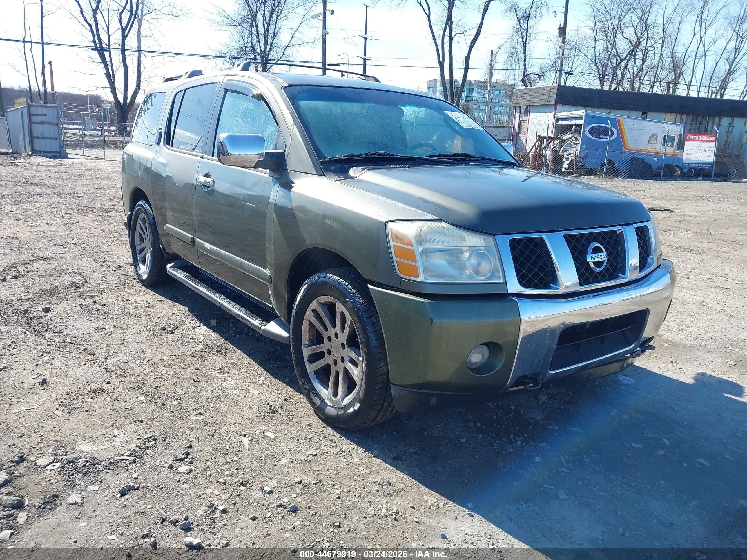 2004 Nissan Armada SE, VIN 5N1AA08B44N708361 — Rear end