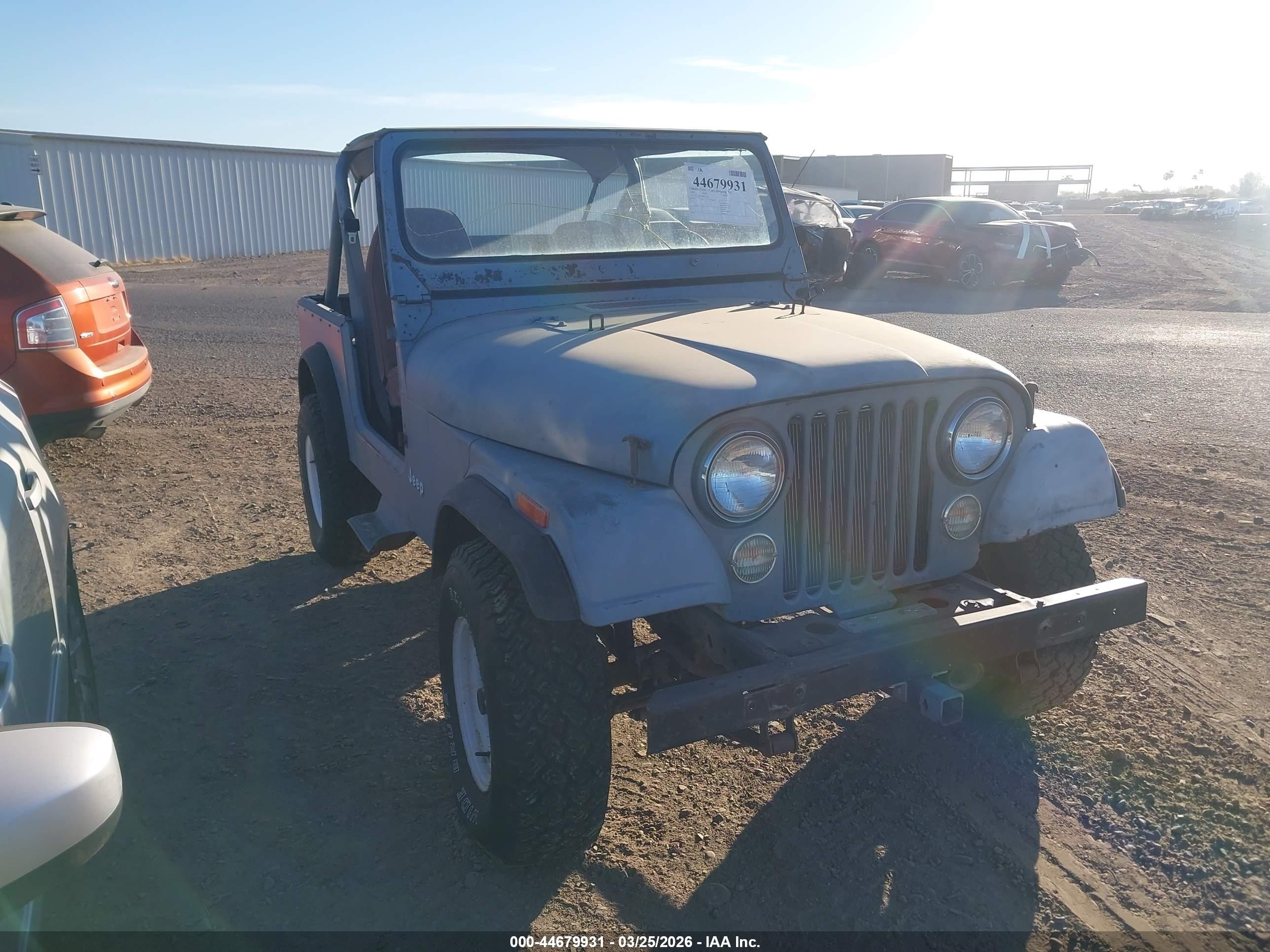 1983 Jeep CJ CJ7, VIN 1JCCN87A8DT073714 — Обычный износ