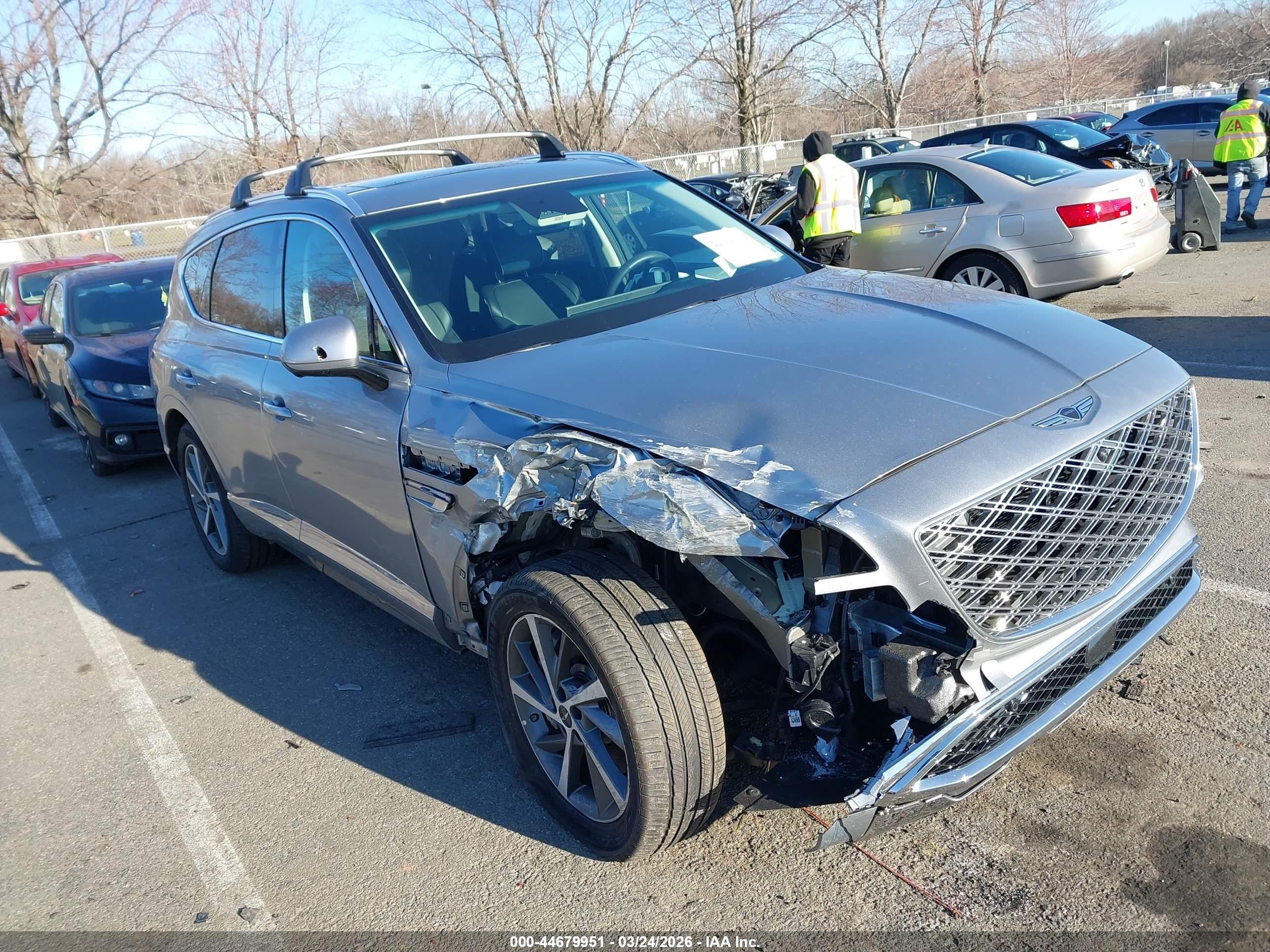 2025 Genesis GV80 Advanced, VIN KMUHDESC8SU292615 — Front end