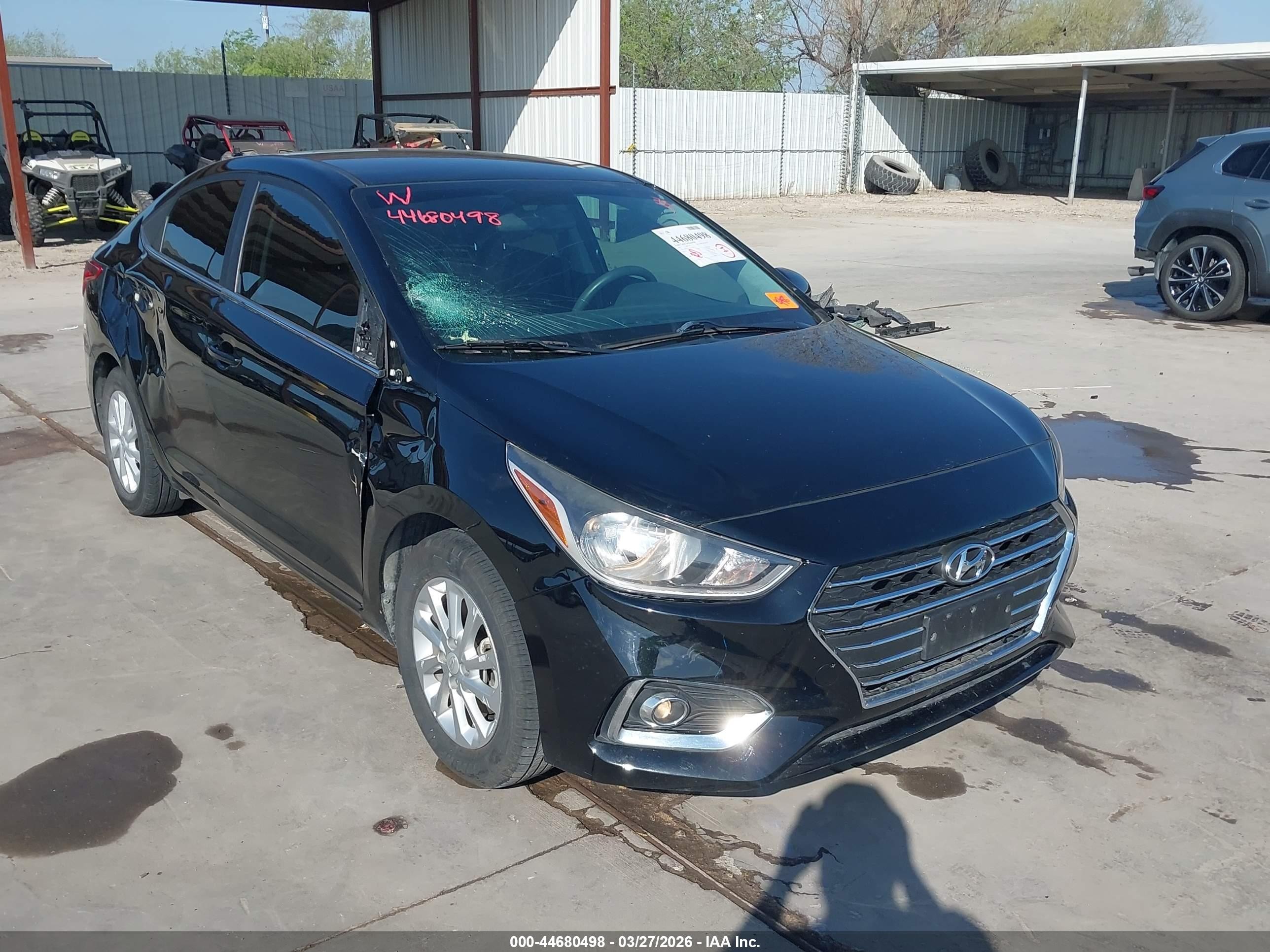 2022 Hyundai Accent SE, VIN 3KPC24A6XNE170558 — Hail