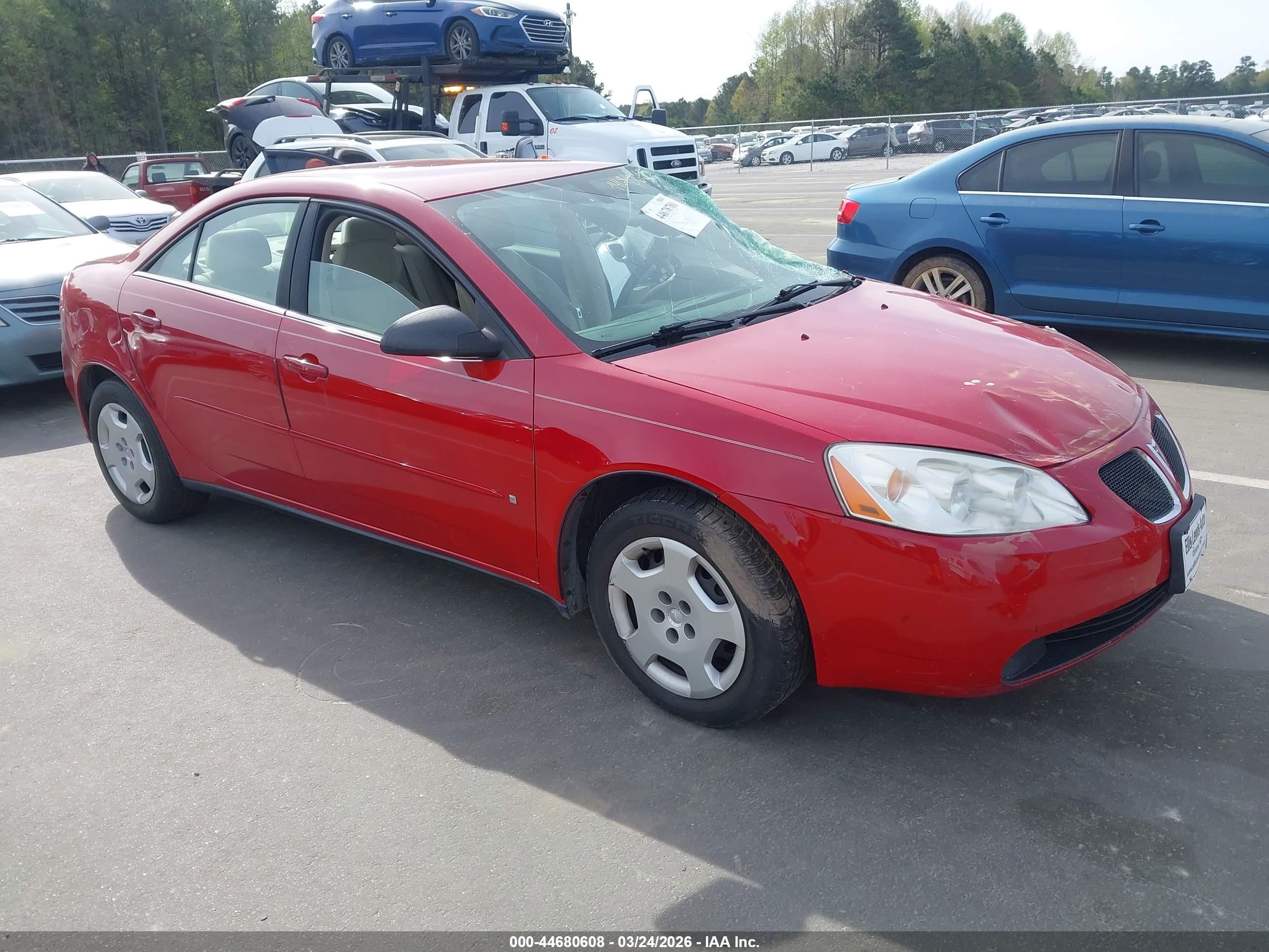 2007 Pontiac G6 1SV Value Leader, VIN 1G2ZF58B674129022 — Side