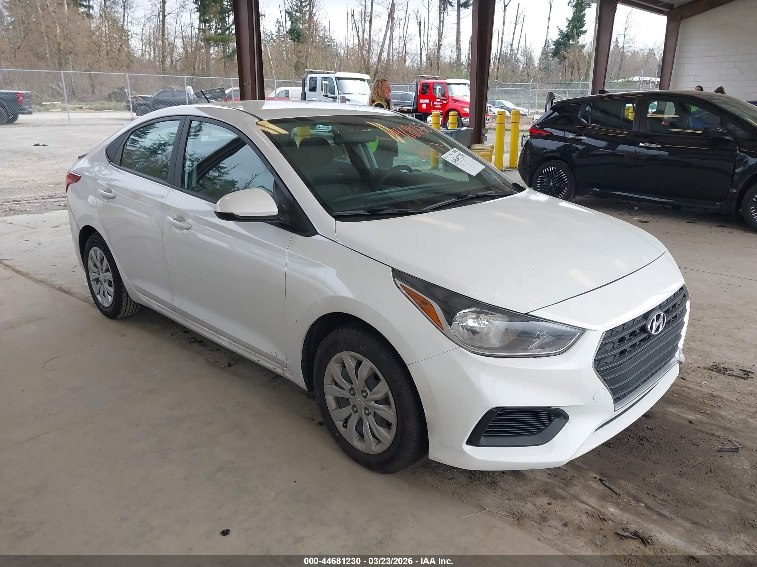 2022 Hyundai Accent SE, VIN 3KPC24A64NE178249 — Rear end