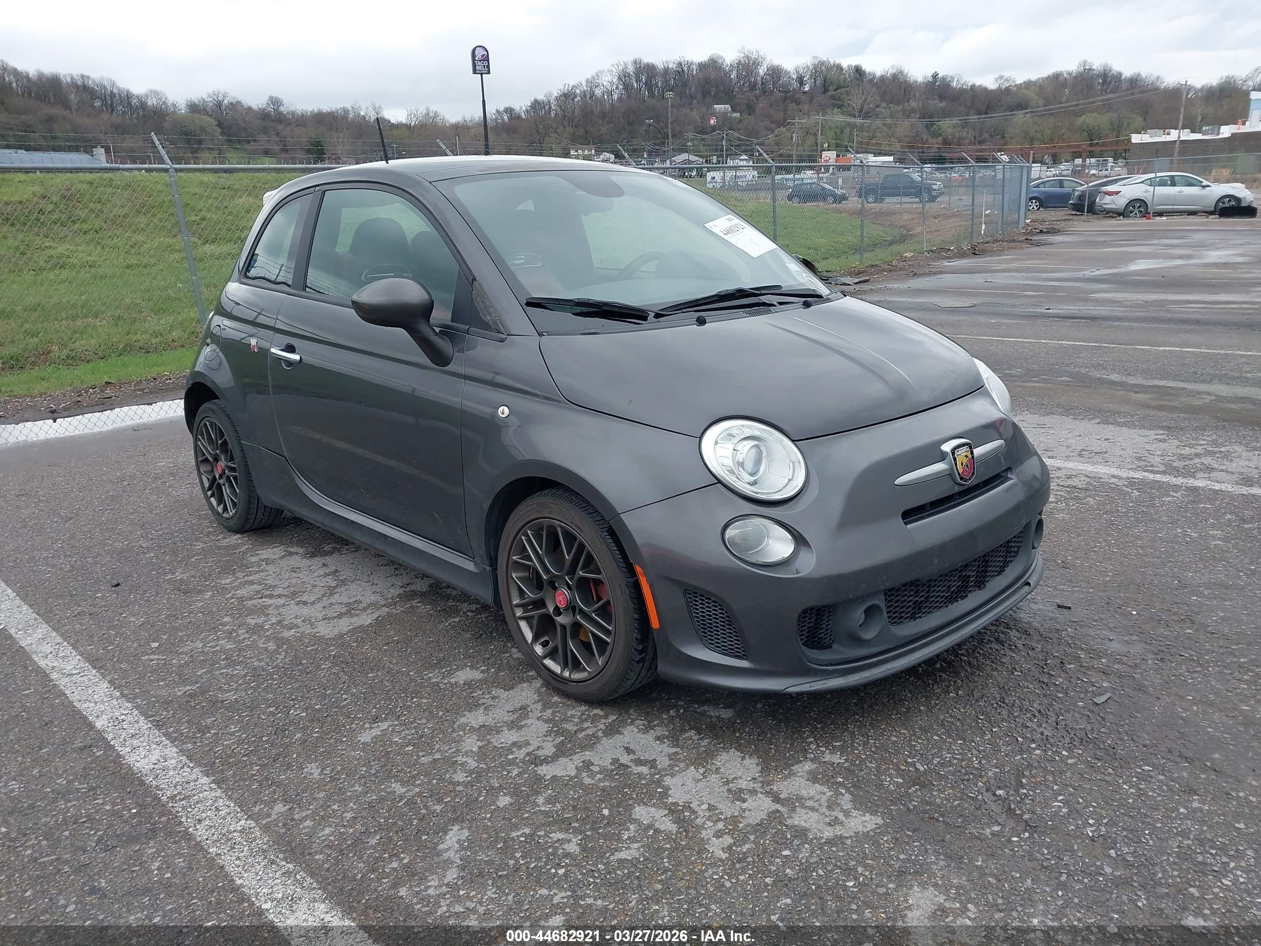 2014 FIAT 500 Abarth, VIN 3C3CFFFH6ET190915 — Side